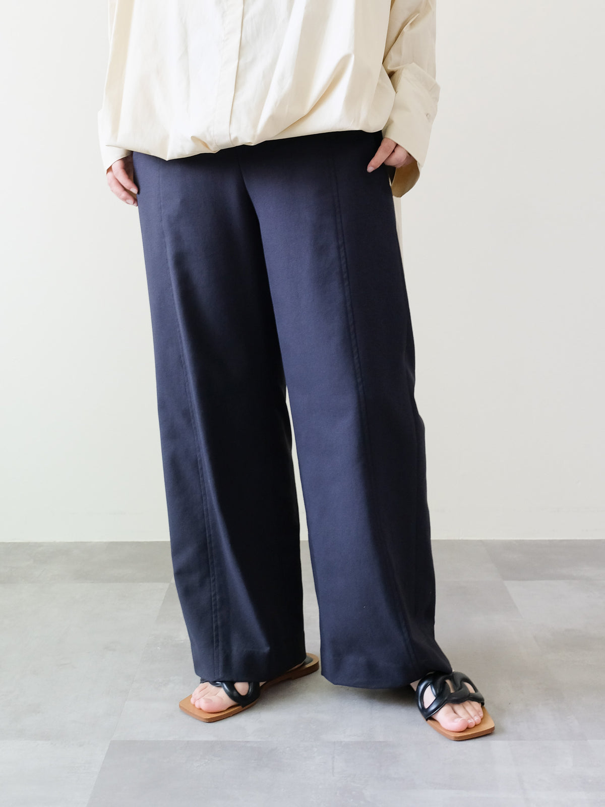 【毎日を快適に過ごせる】ドライワイドパンツ (50623)