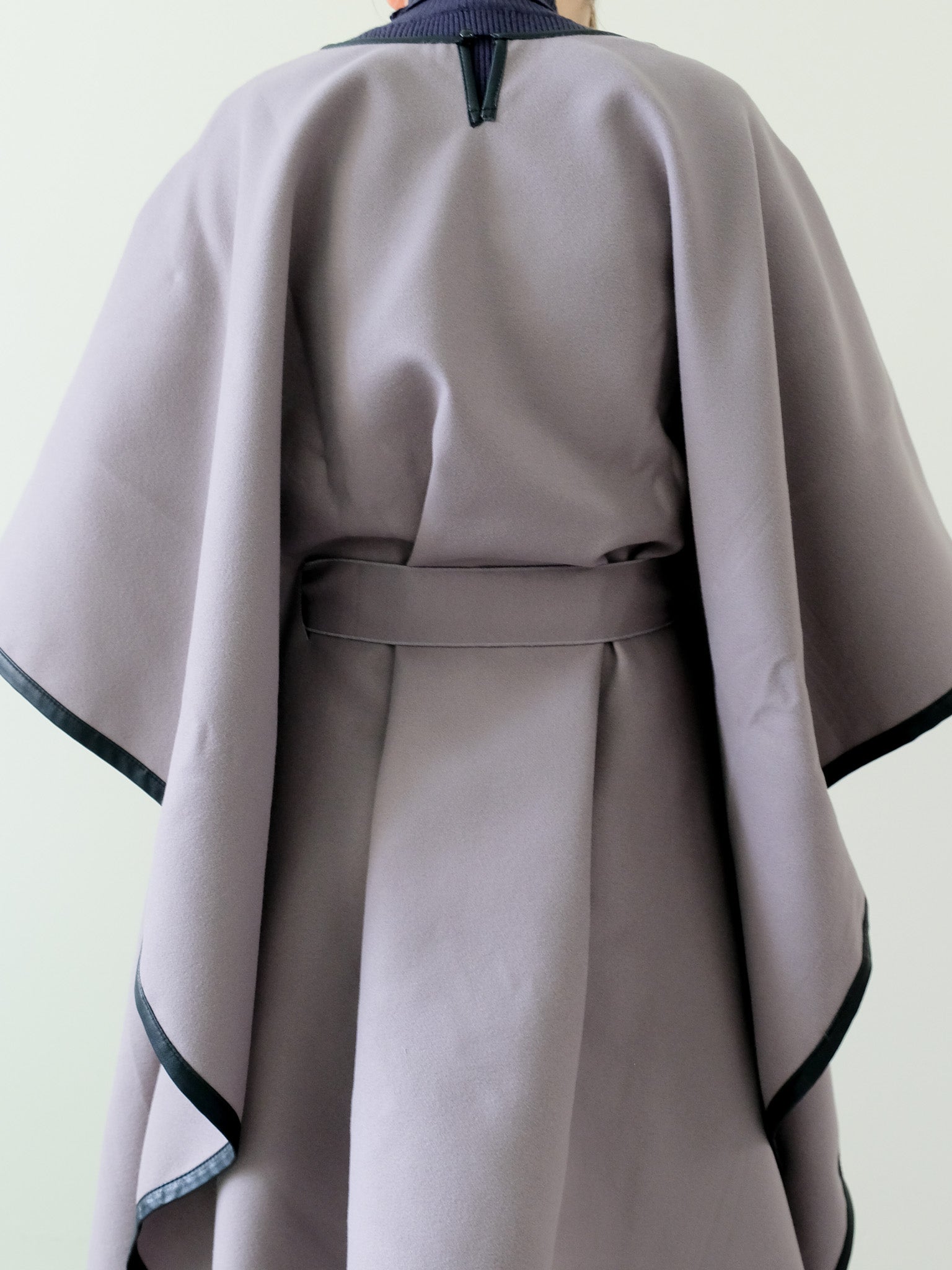 Taupe V-Neck Cape Top (435)