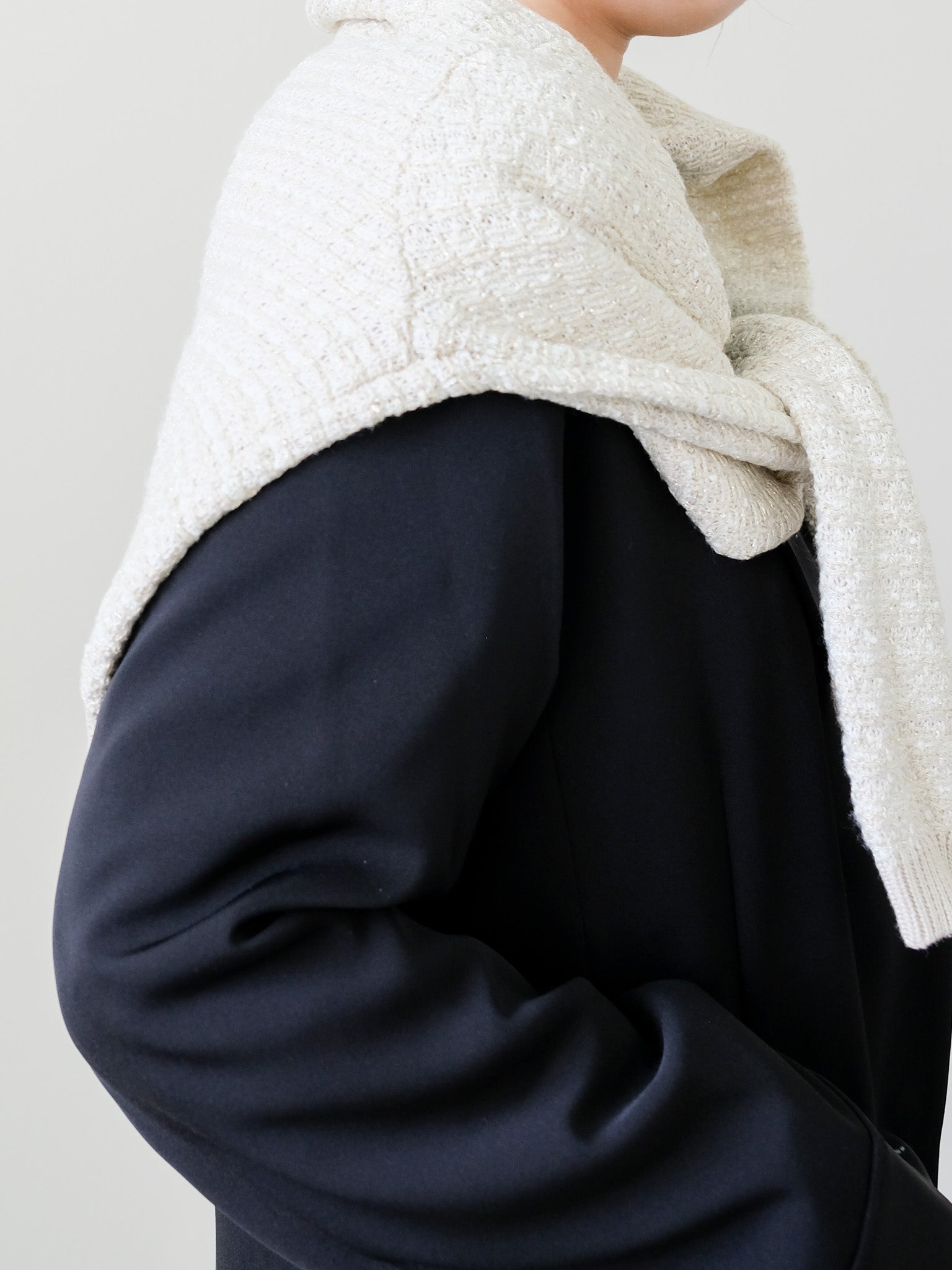 Mixed Yarn Knit Cardigan (455)