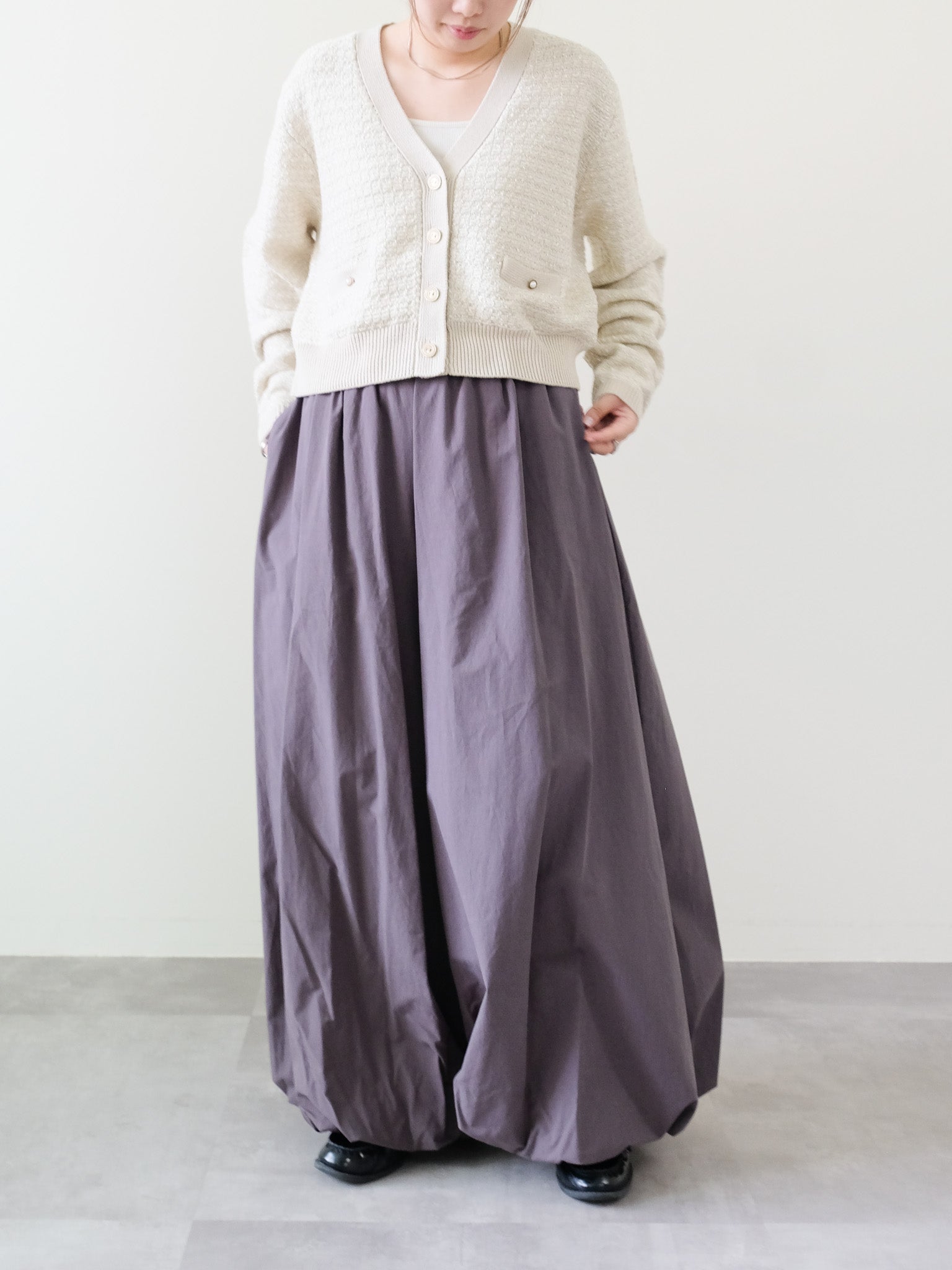 Mixed Yarn Knit Cardigan (455)