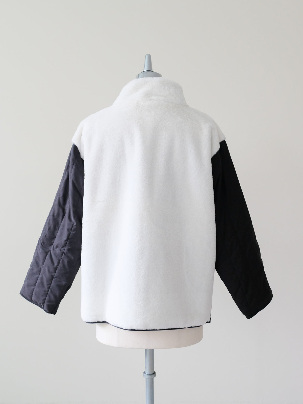 Reversible Boa & Quilted Coat (448)
