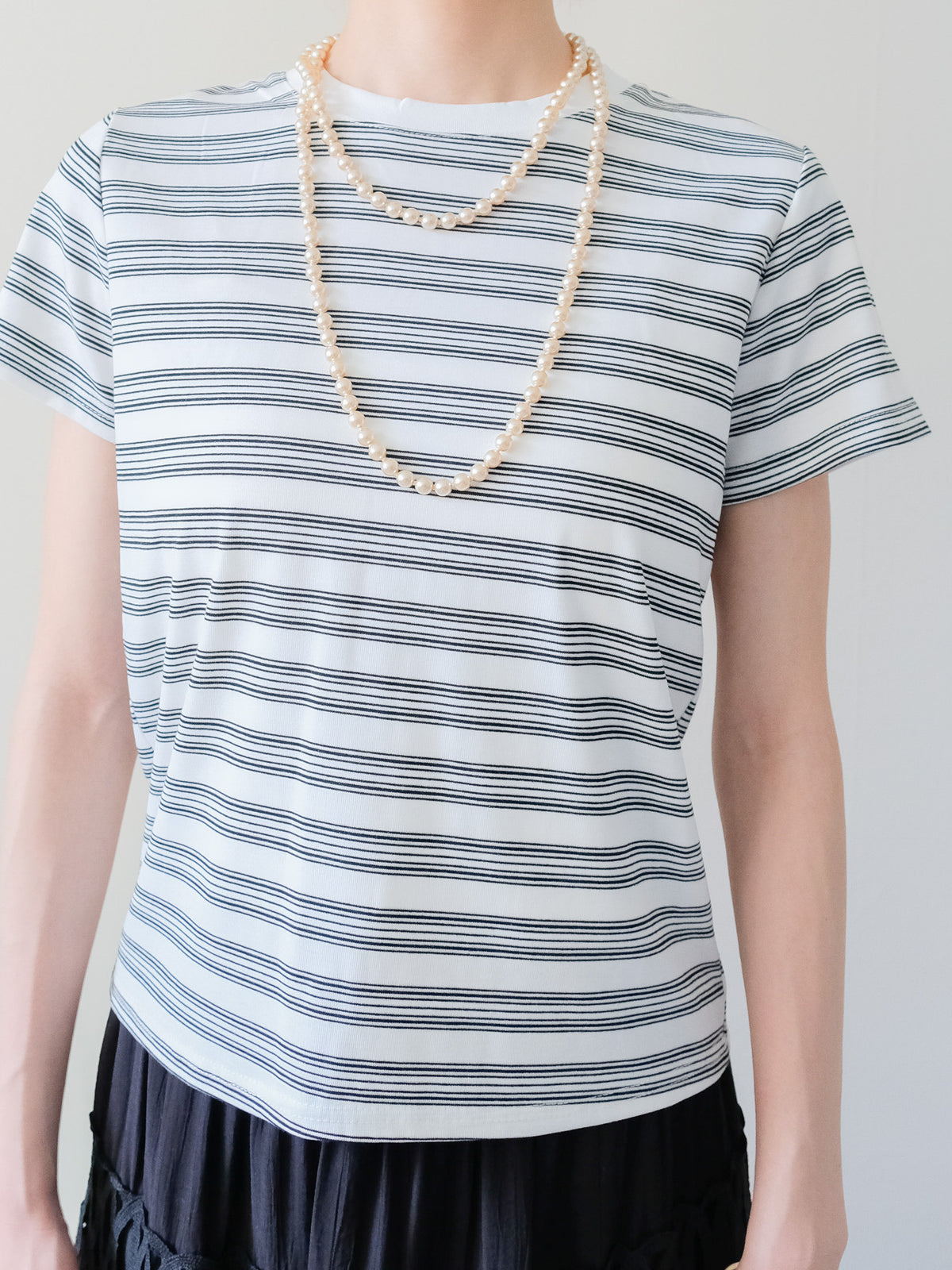 【予約商品】Multi Border Compact T-shirt(マルチボーダーコンパクトTシャツ) (601594)
