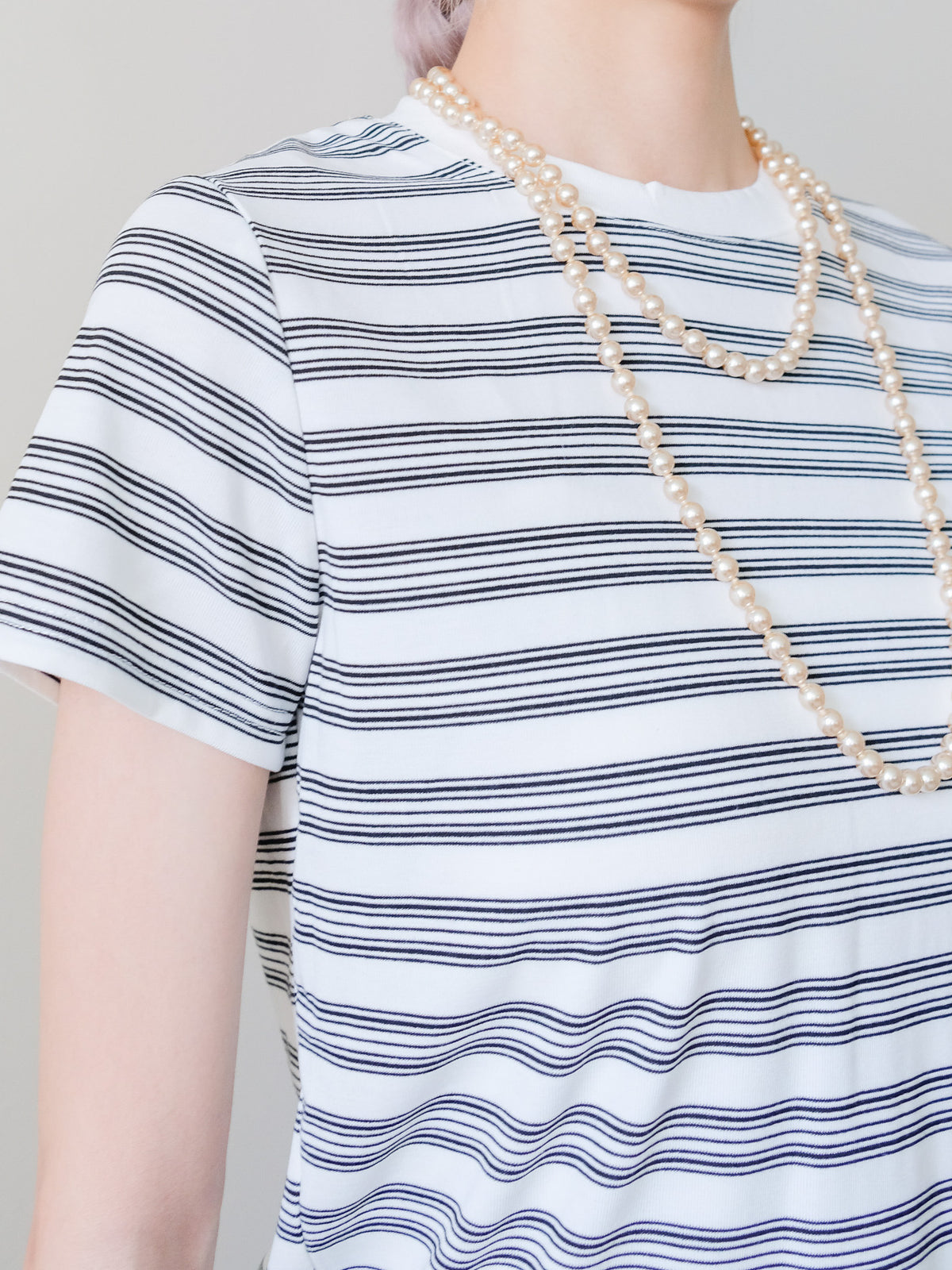 【予約商品】Multi Border Compact T-shirt(マルチボーダーコンパクトTシャツ) (601594)