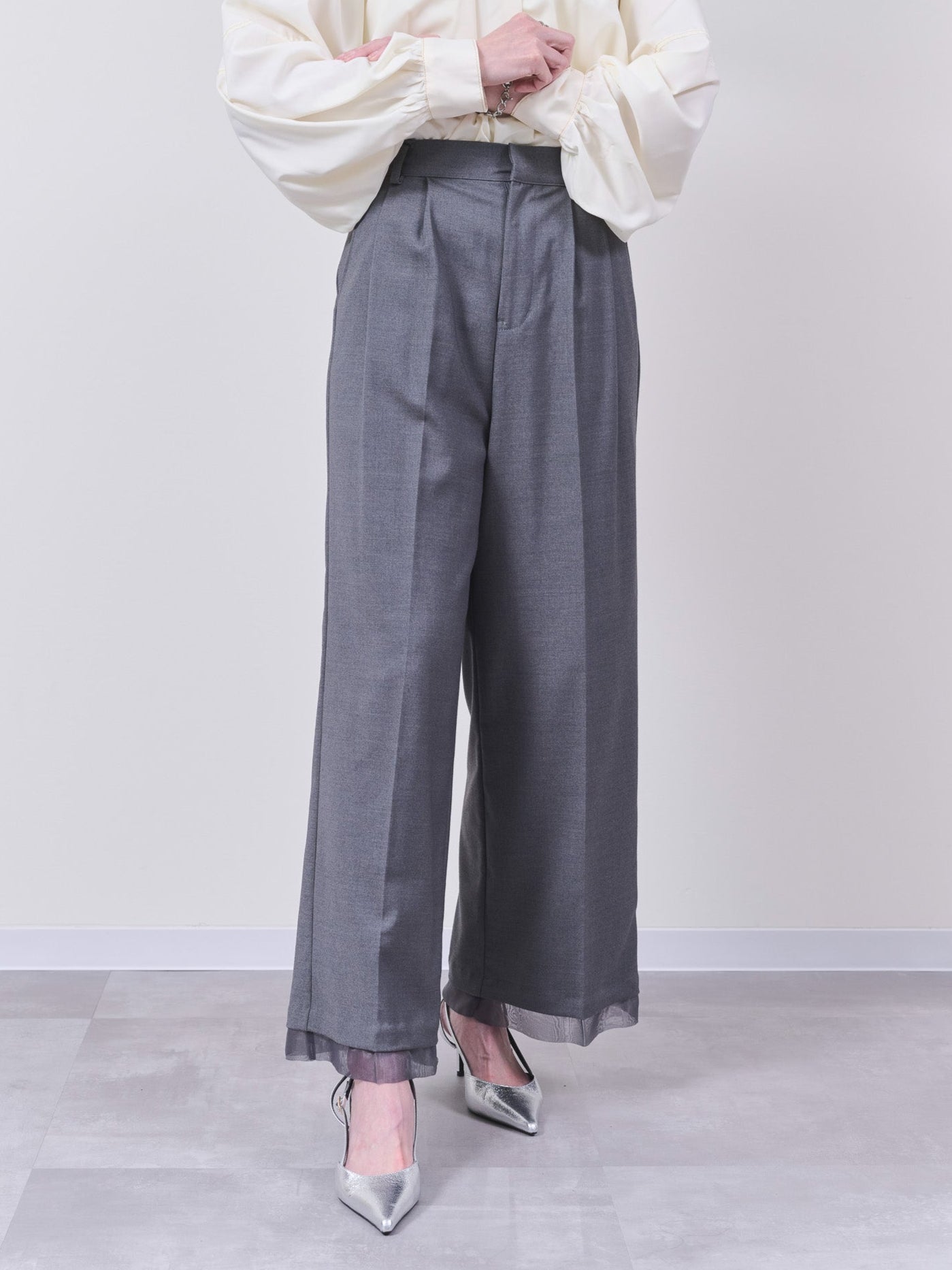 ヘムシアーパンツ　[605521] charcoal