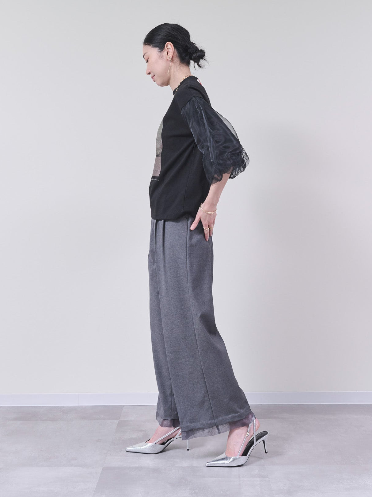 ヘムシアーパンツ　[605521] charcoal