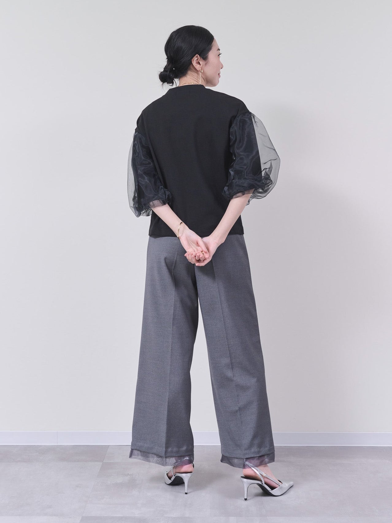 ヘムシアーパンツ　[605521] charcoal