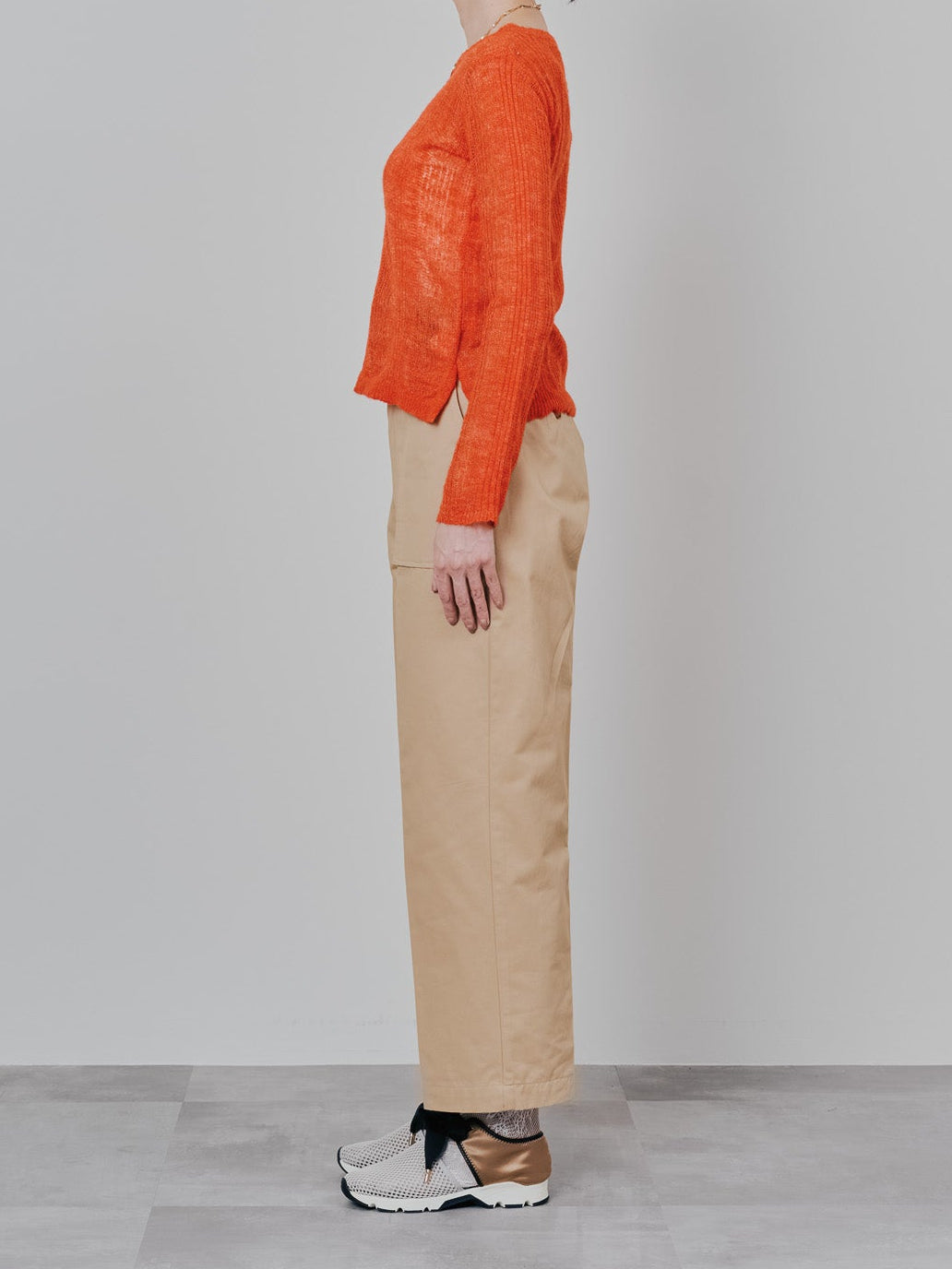 【予約商品】チノベイカーパンツ [605553] camel