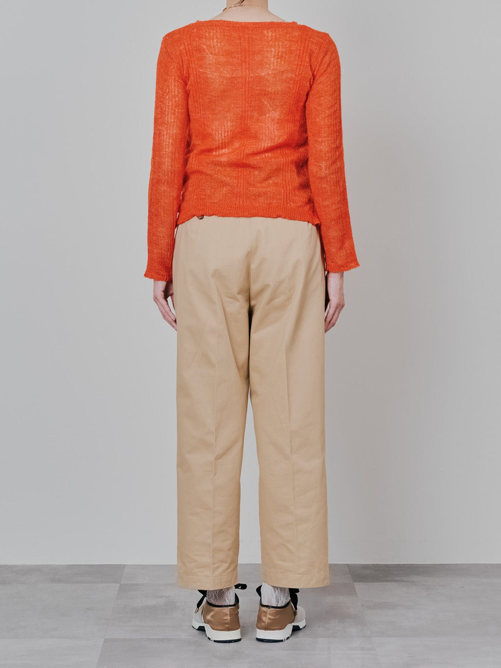 【予約商品】チノベイカーパンツ [605553] camel
