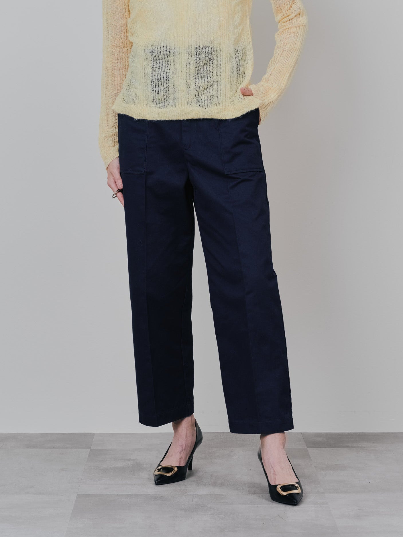 チノベイカーパンツ [605553] navy