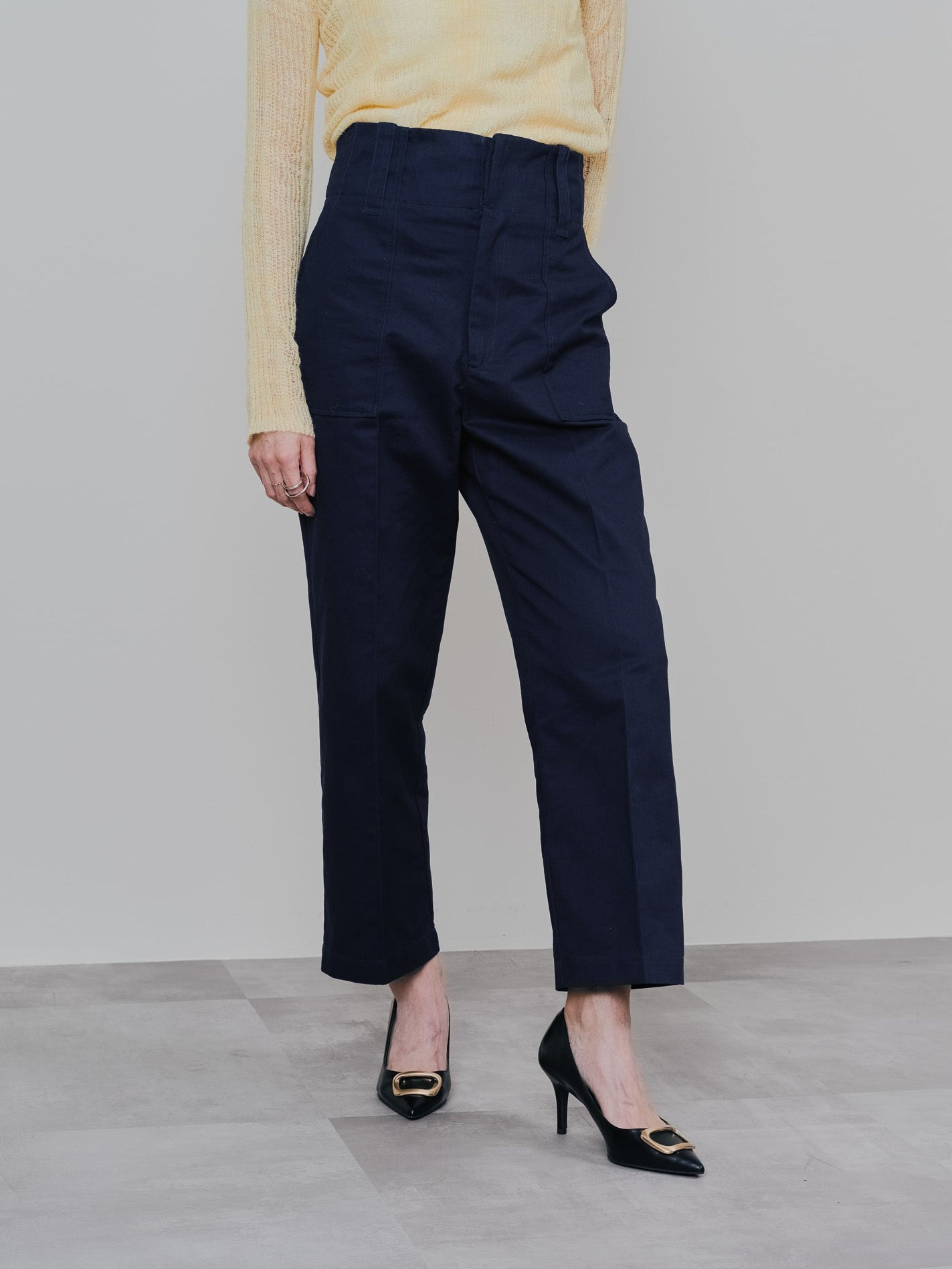 チノベイカーパンツ [605553] navy