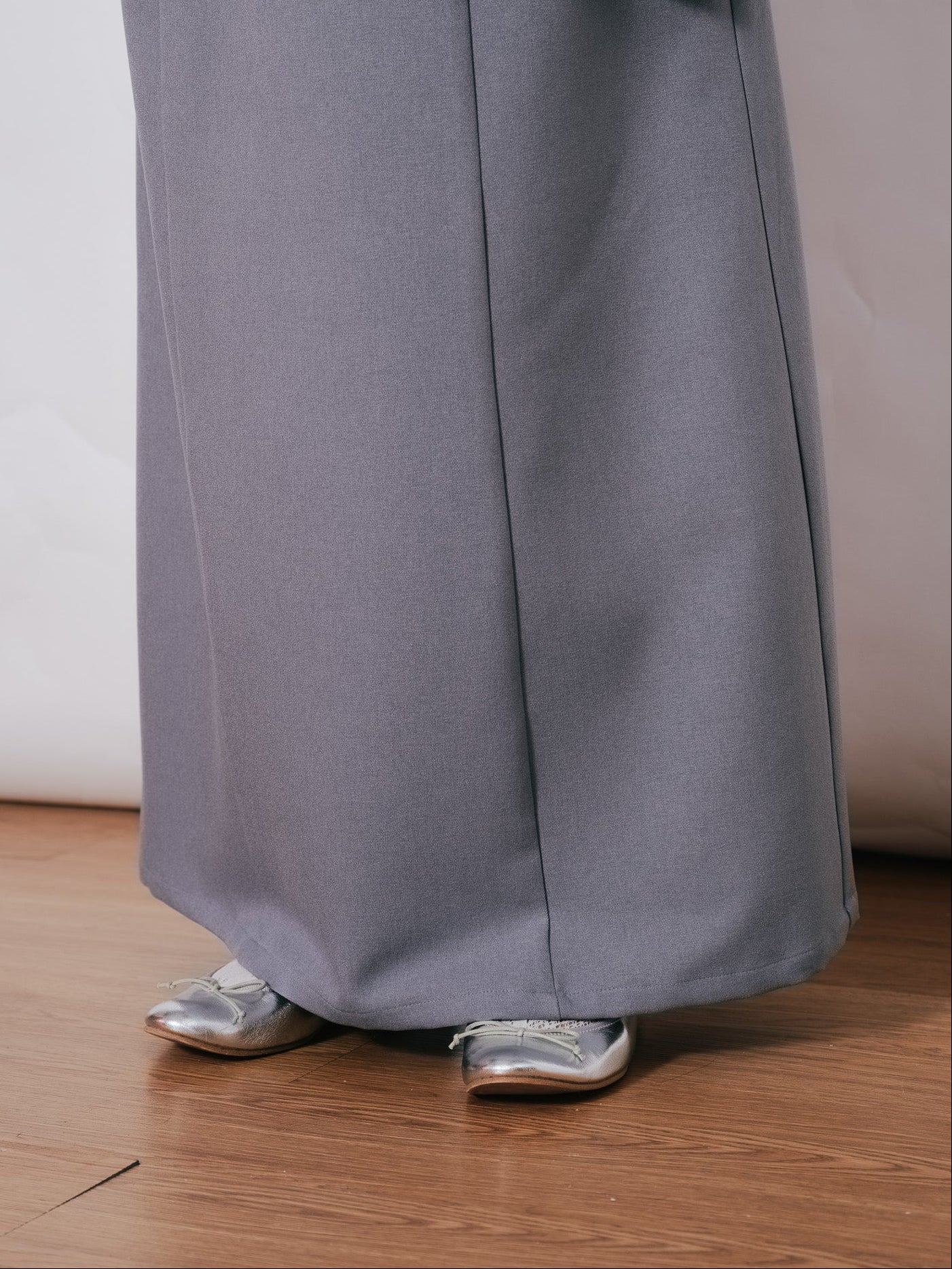 サスペンダー付ソフトAラインスカート [608328] grey