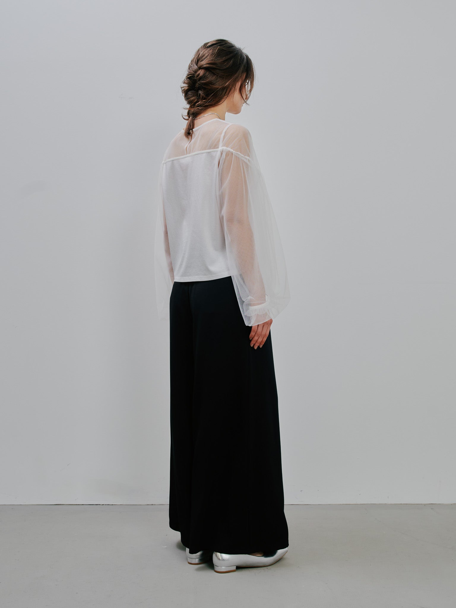 Tulle Tops[603360]off white(01)