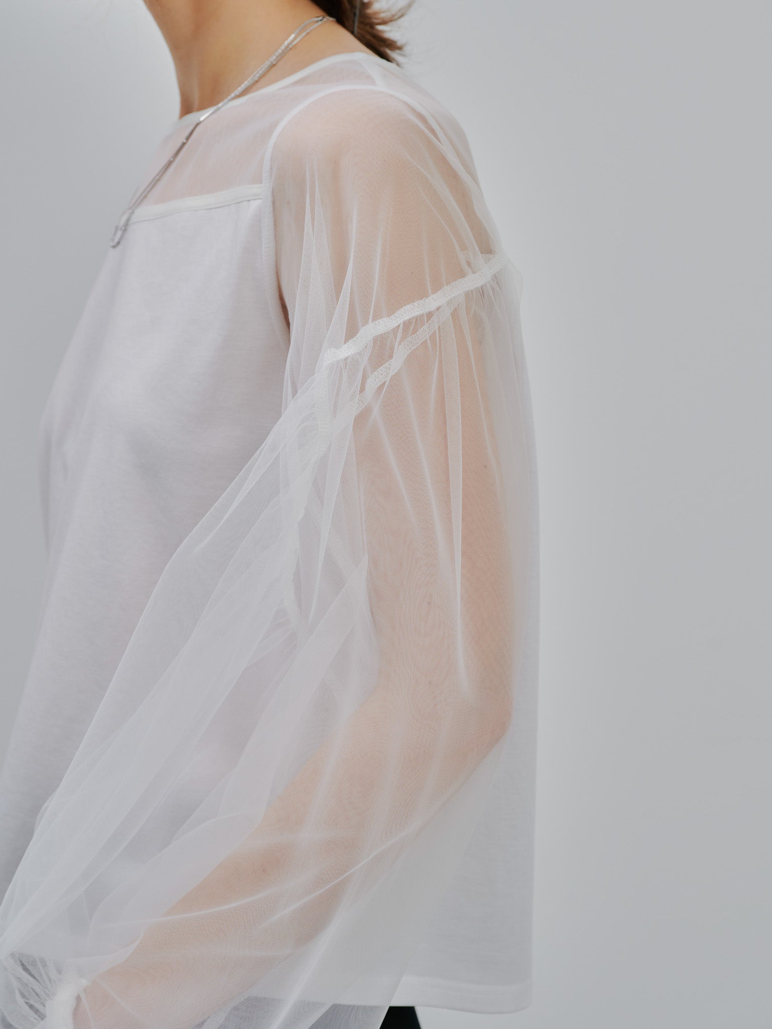 Tulle Tops[603360]off white(01)