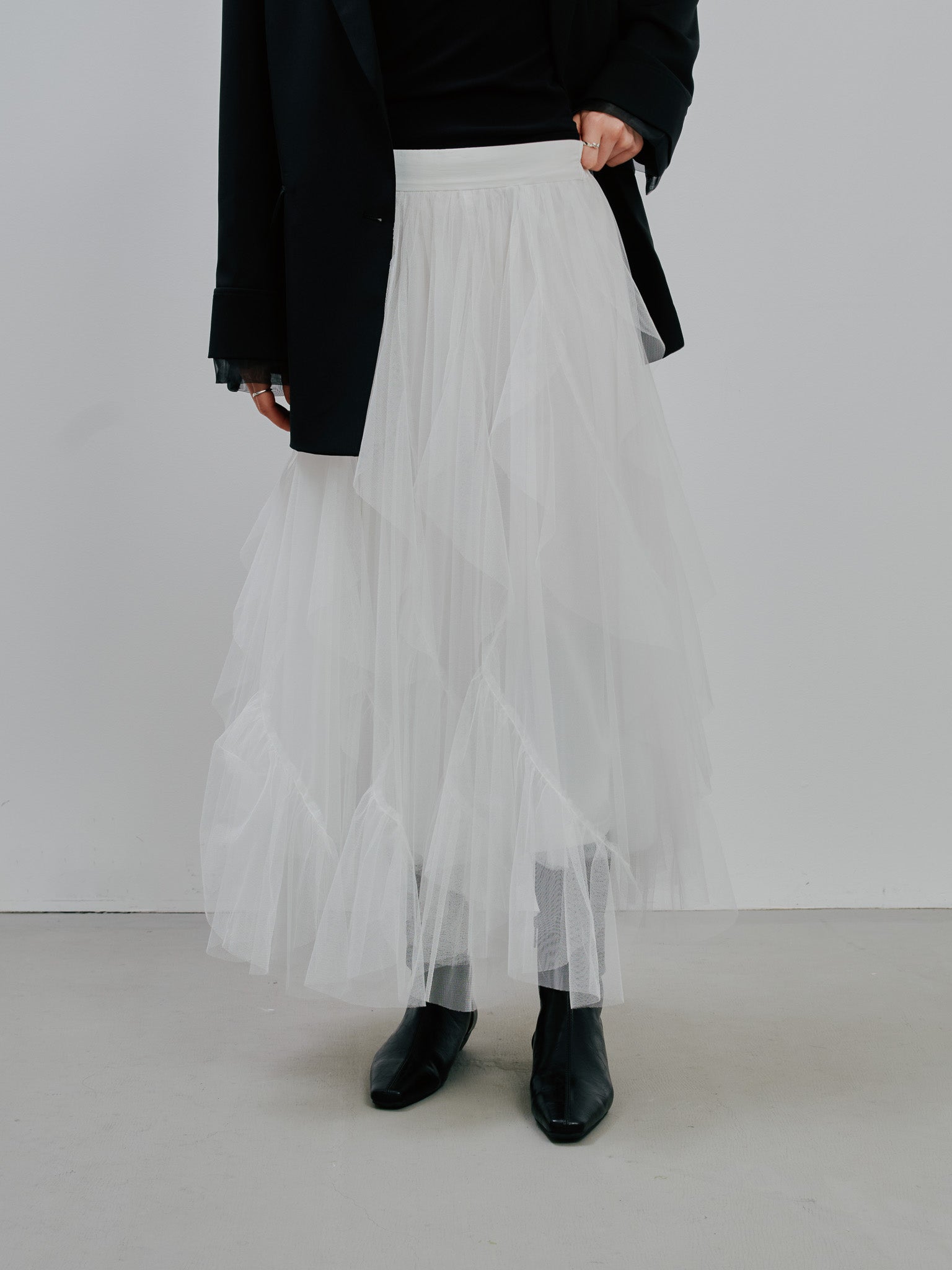 Tulle Frill Skirt [603346]off(01)