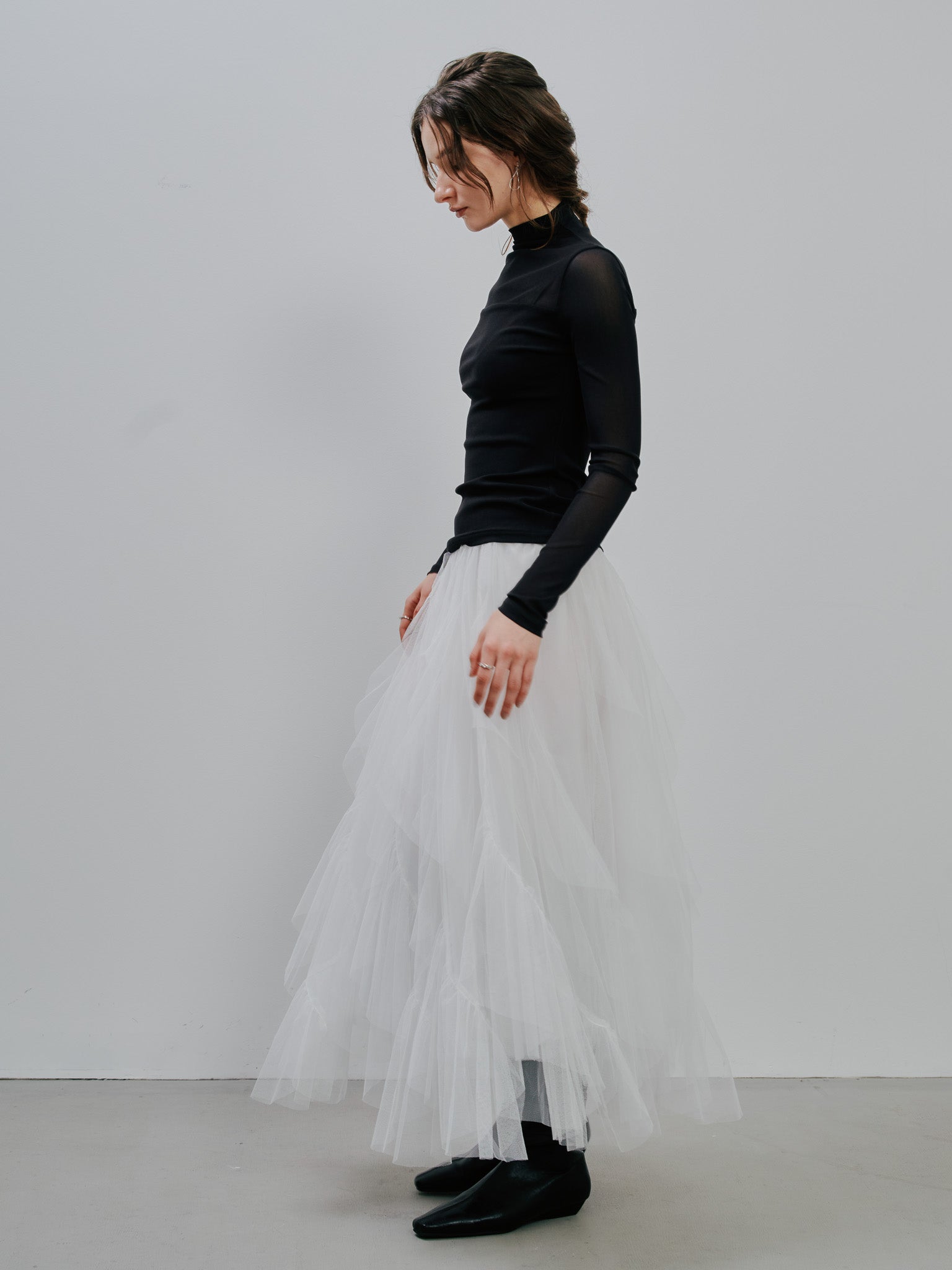 Tulle Frill Skirt [603346]off(01)