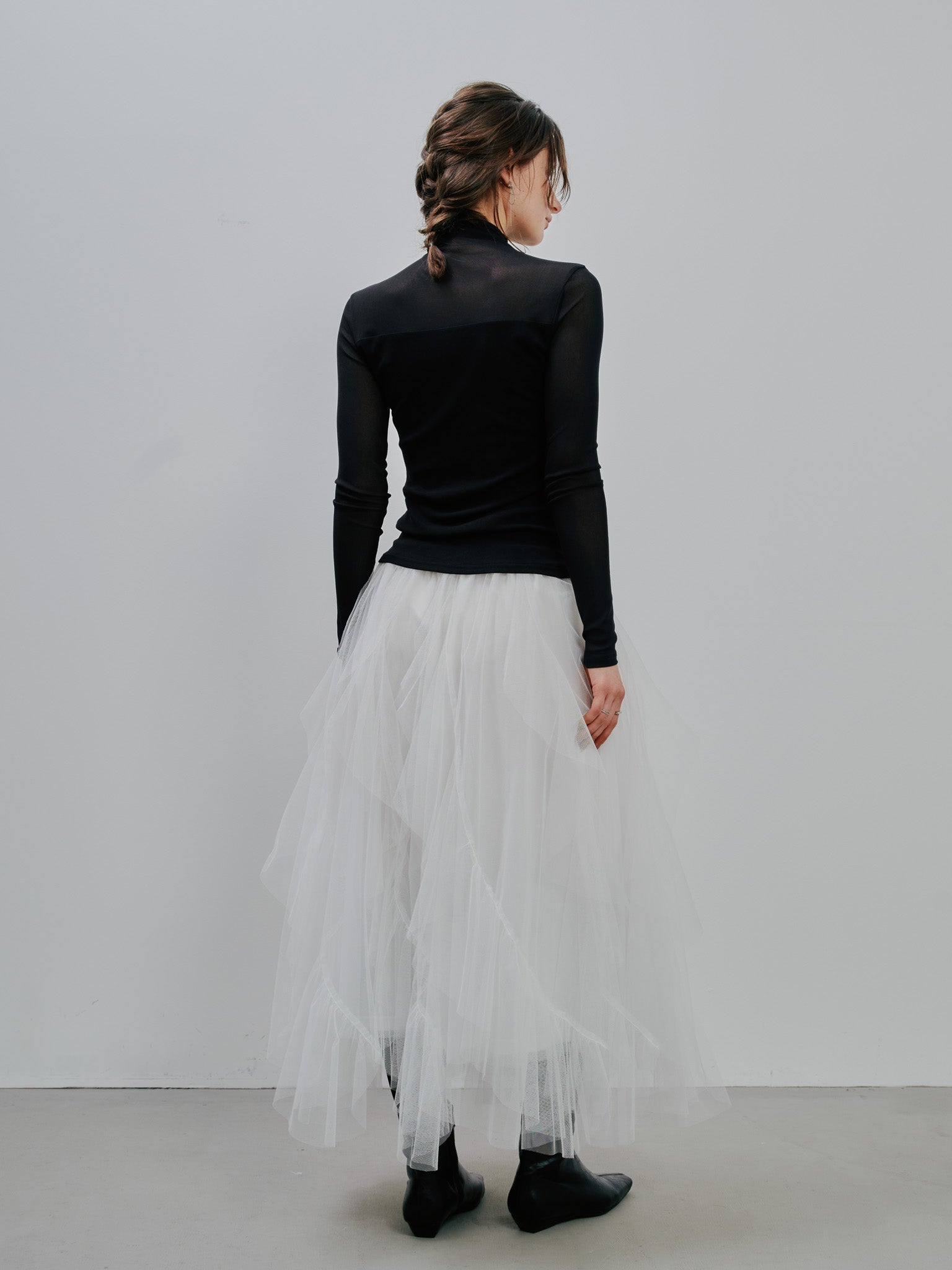 Tulle Frill Skirt [603346]off(01)