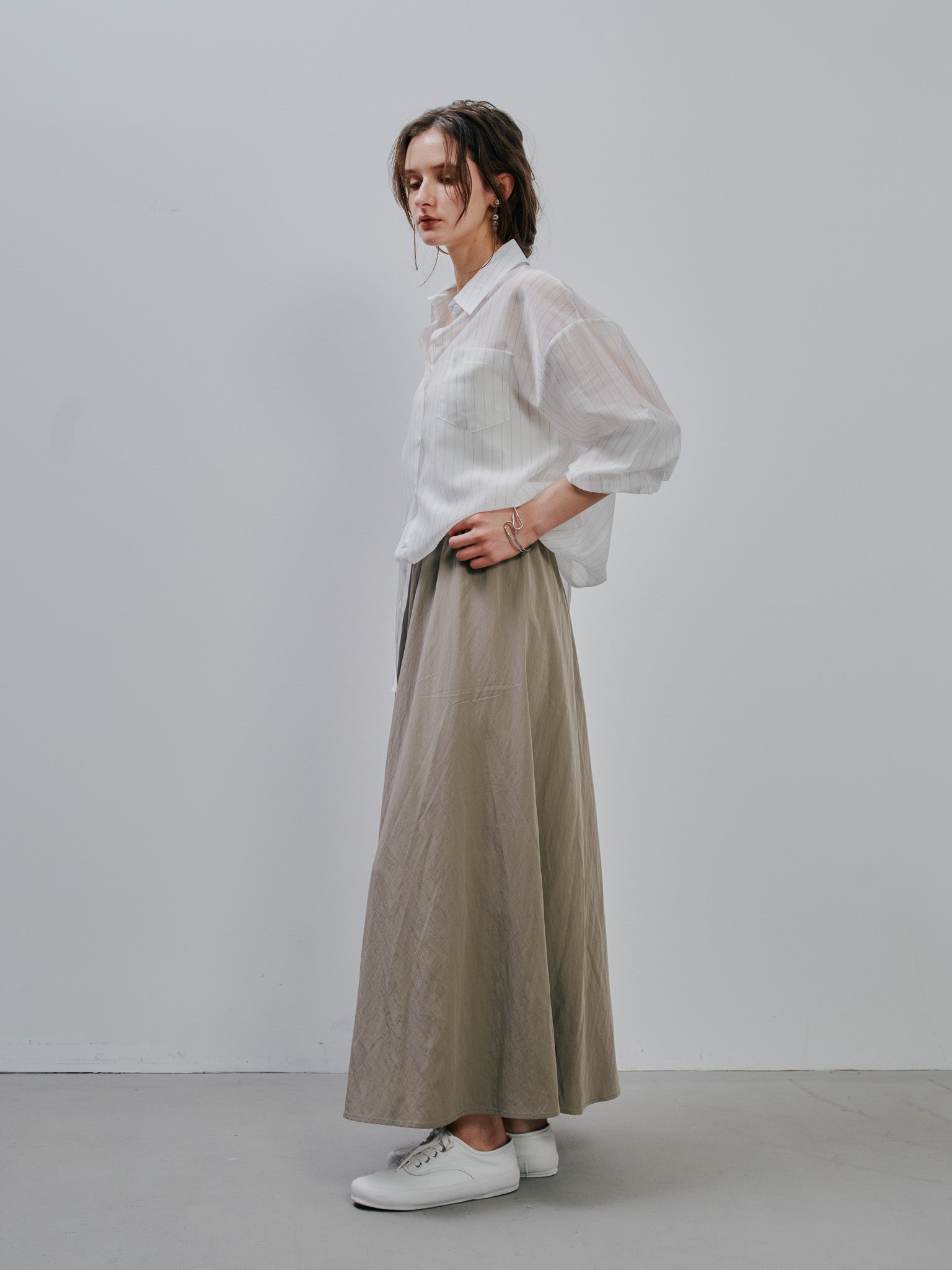 Flare Skirt [603381] light khaki(67)