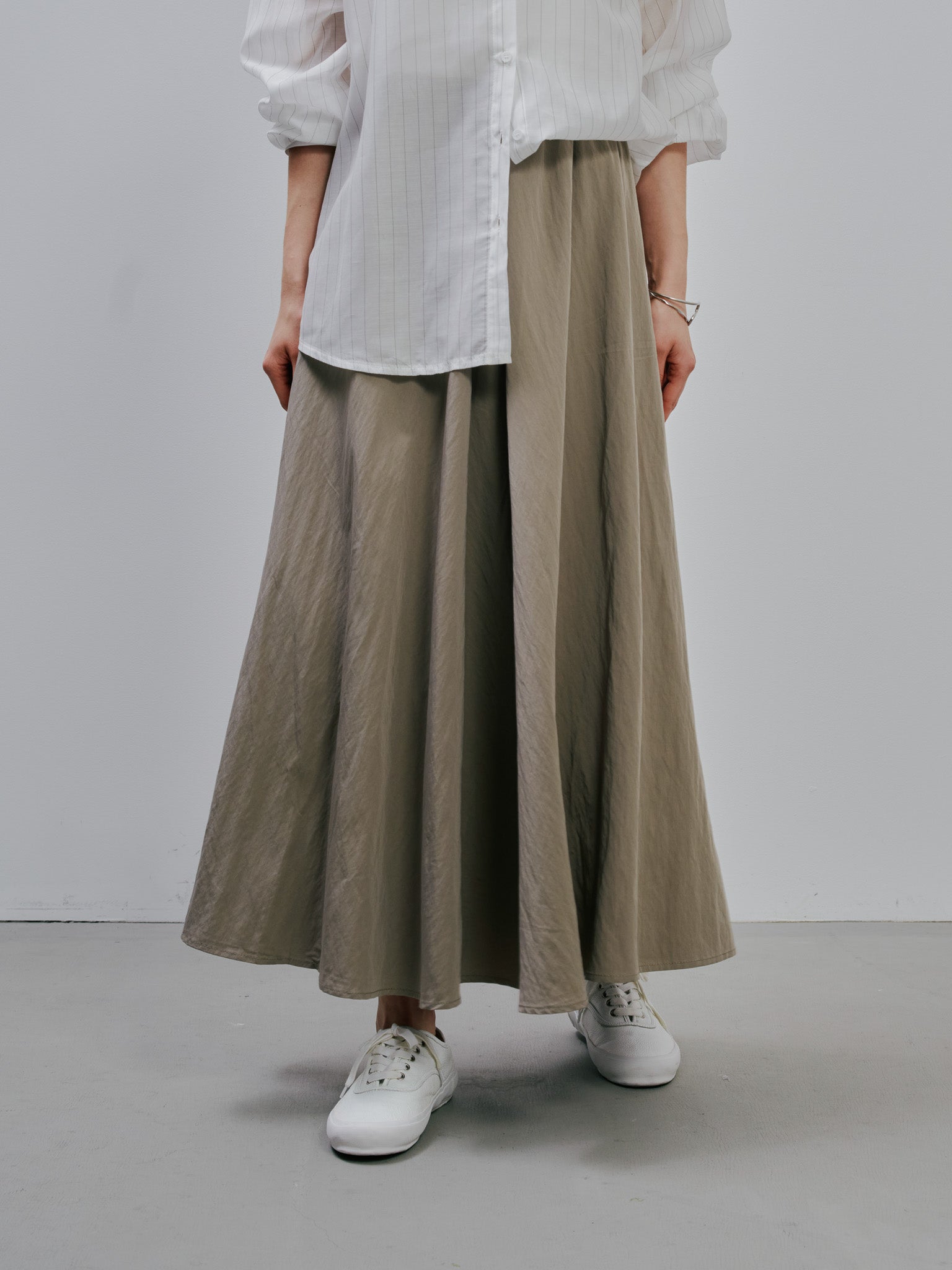 Flare Skirt [603381] light khaki(67)