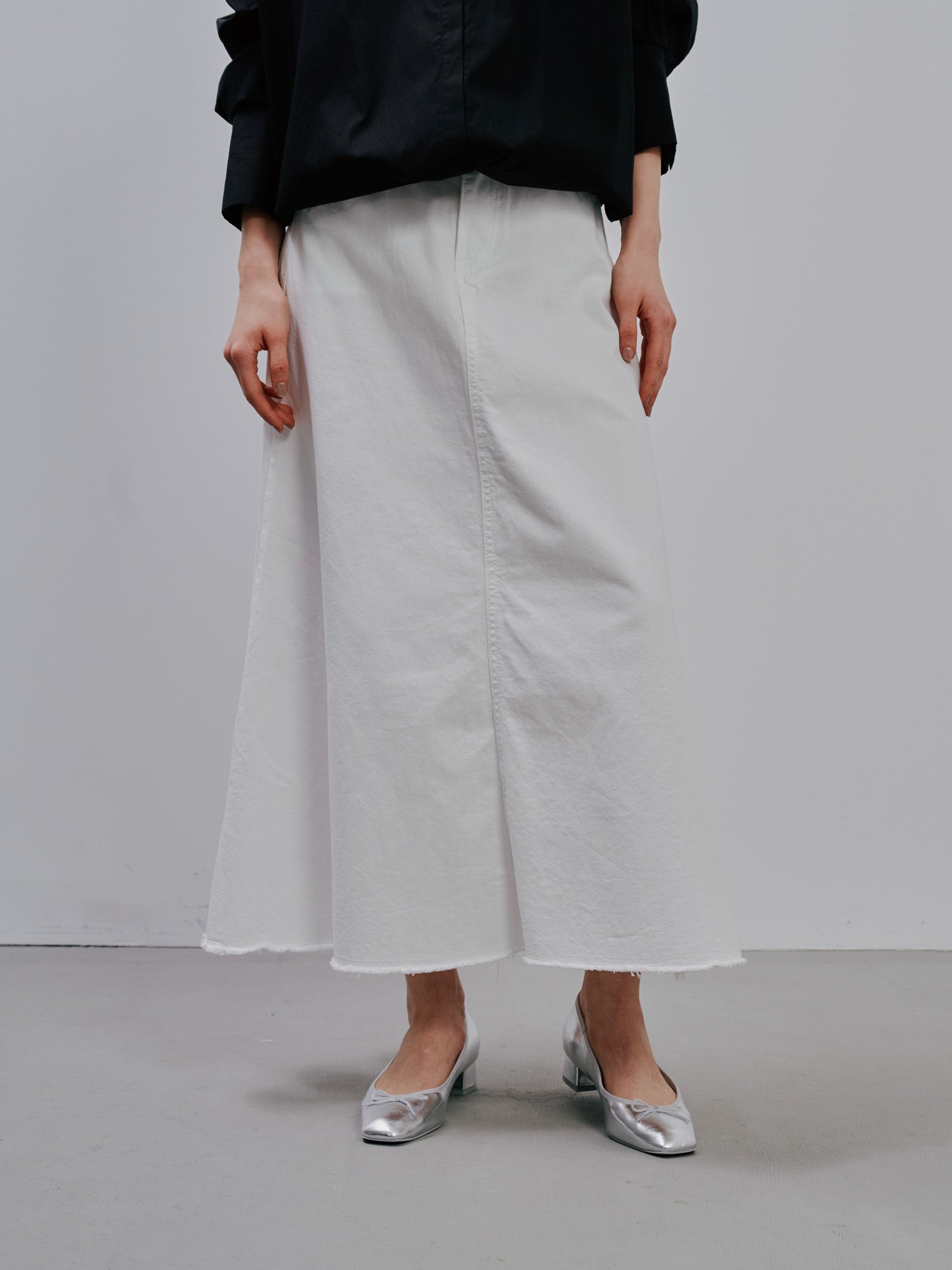 Denim Skirt [603378]off(01)