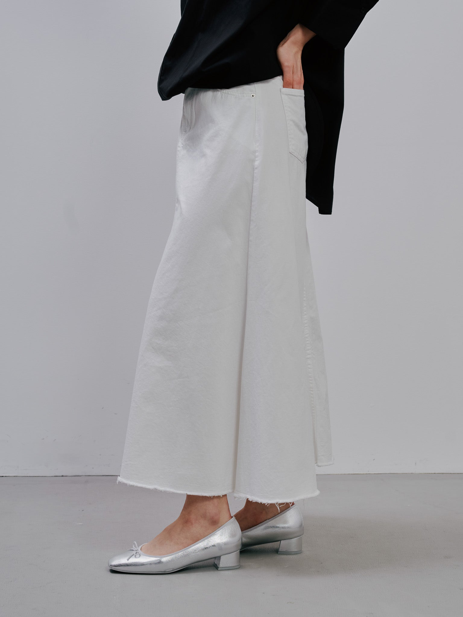 Denim Skirt [603378]off(01)