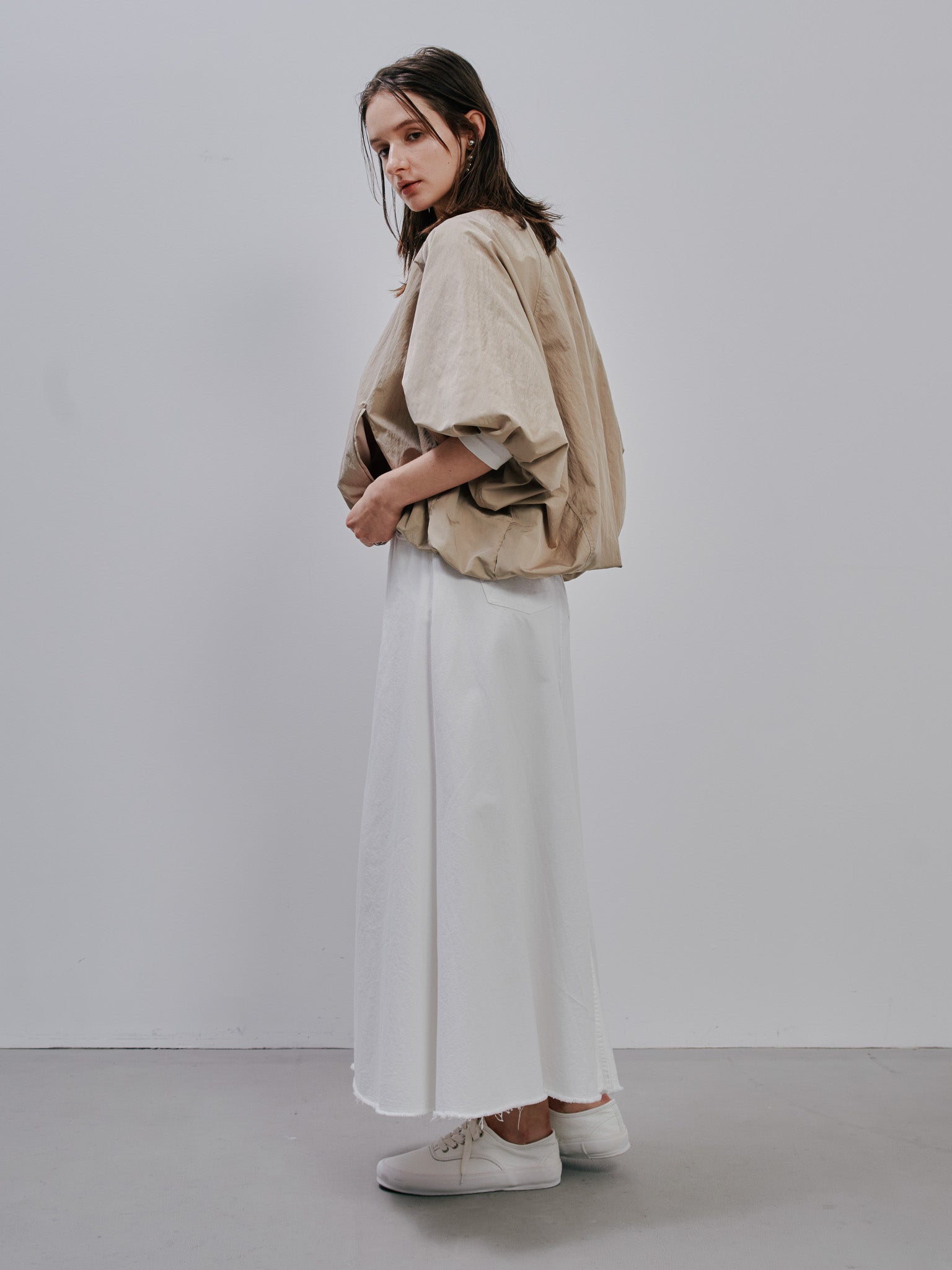 Balloon Blouson [603354] beige(05)