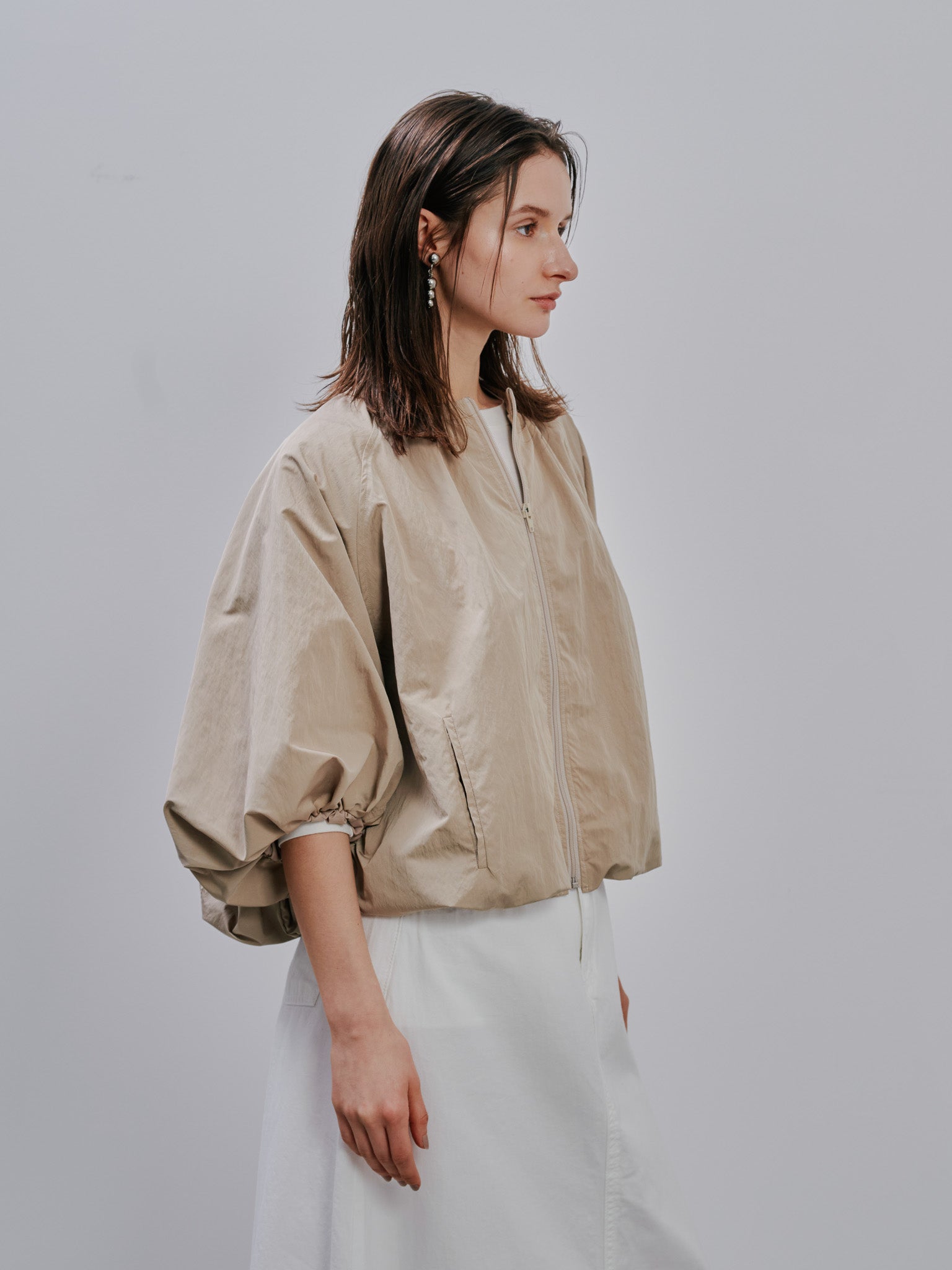 Balloon Blouson [603354] beige(05)