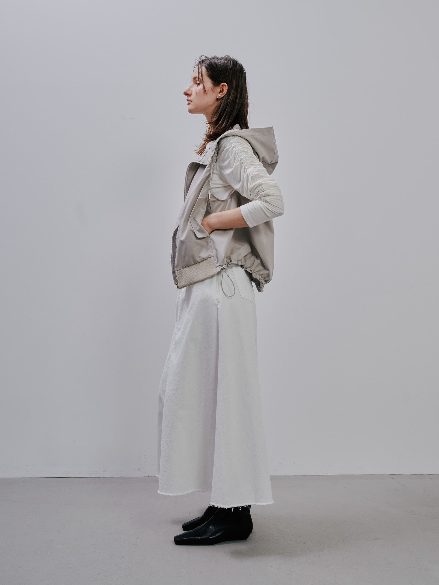 Hoodie Vest [603361] beige(05)