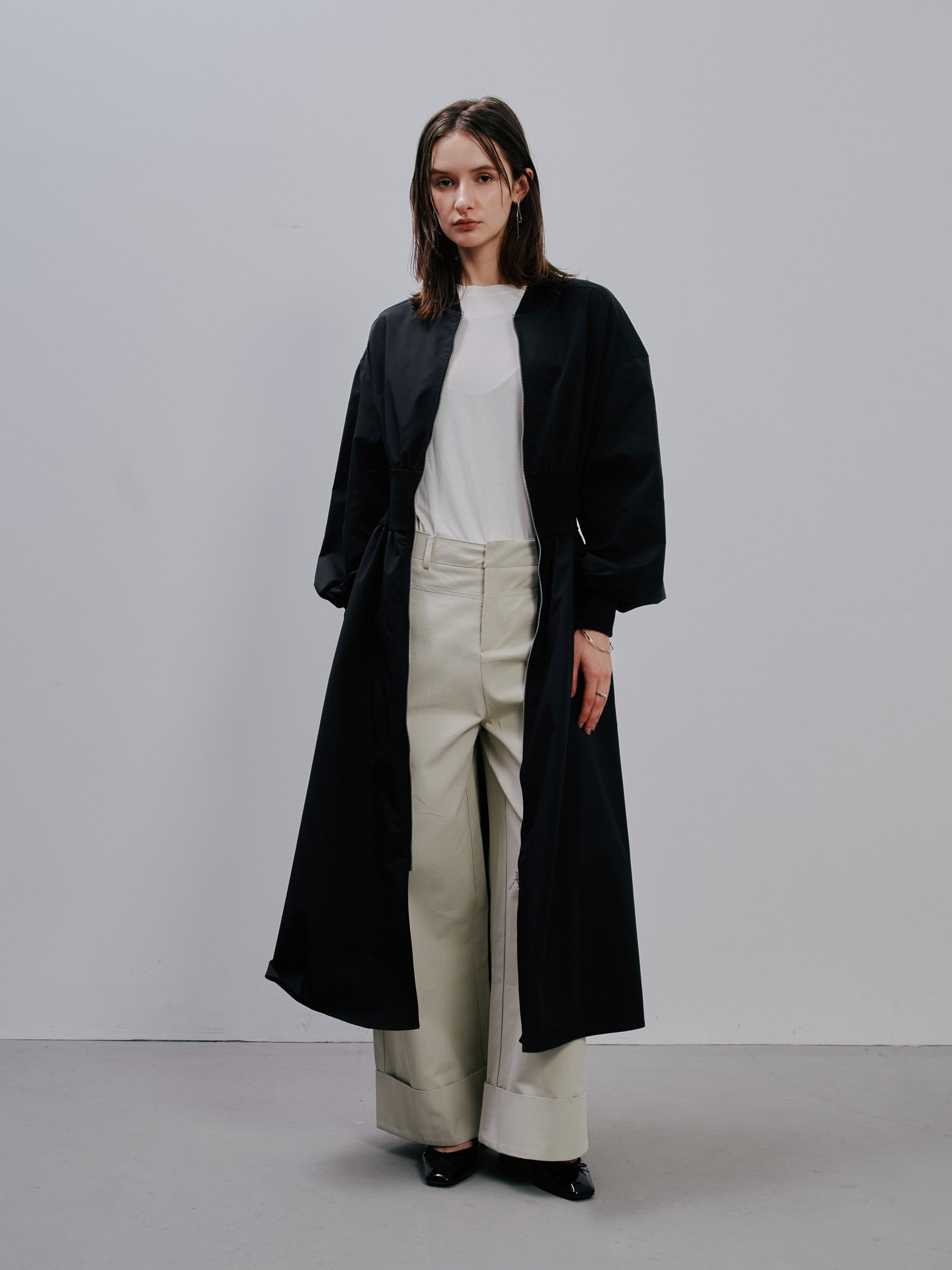 Chino Wide Pants [603385]Ivory(76)