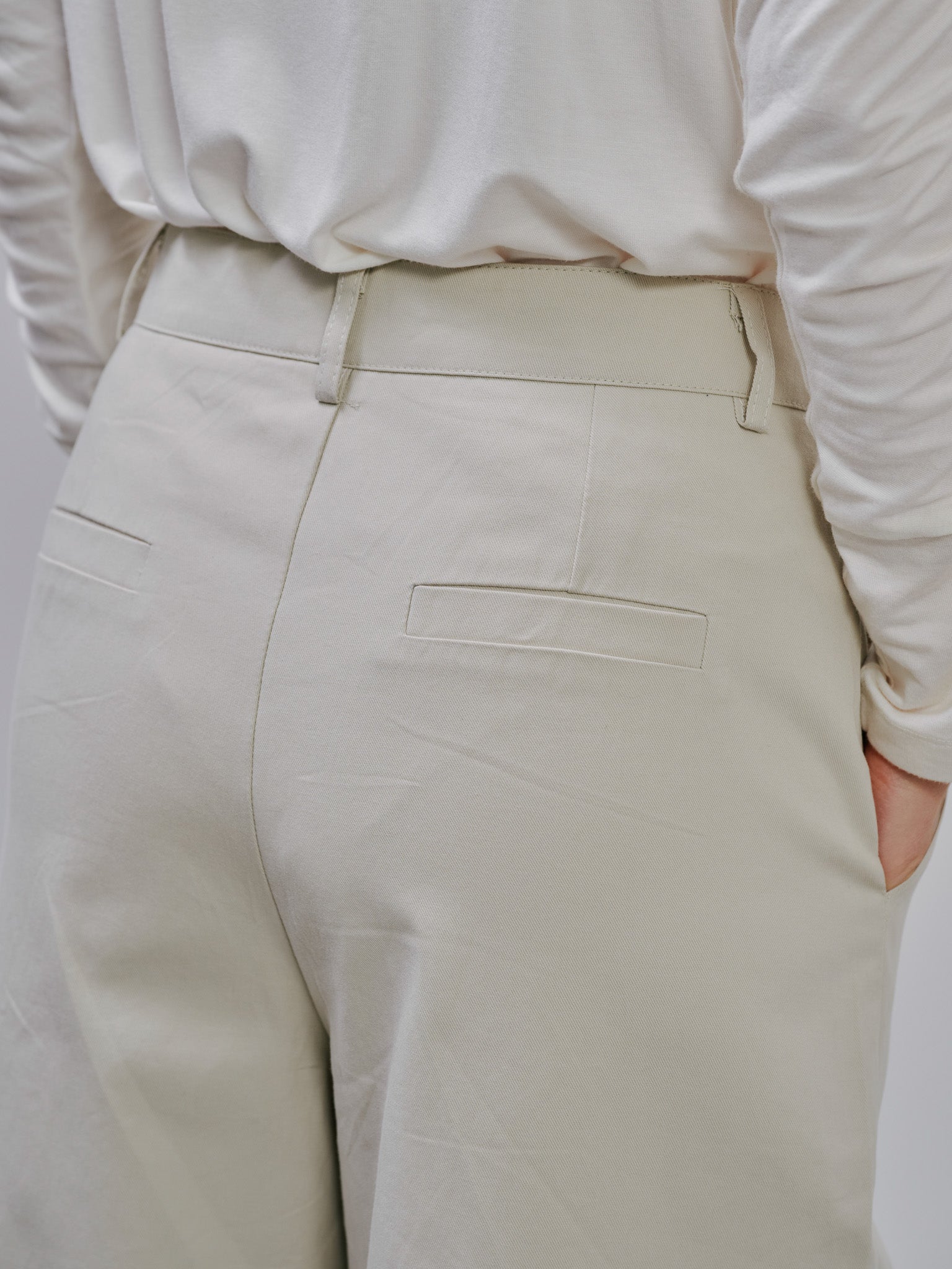 Chino Wide Pants [603385]Ivory(76)