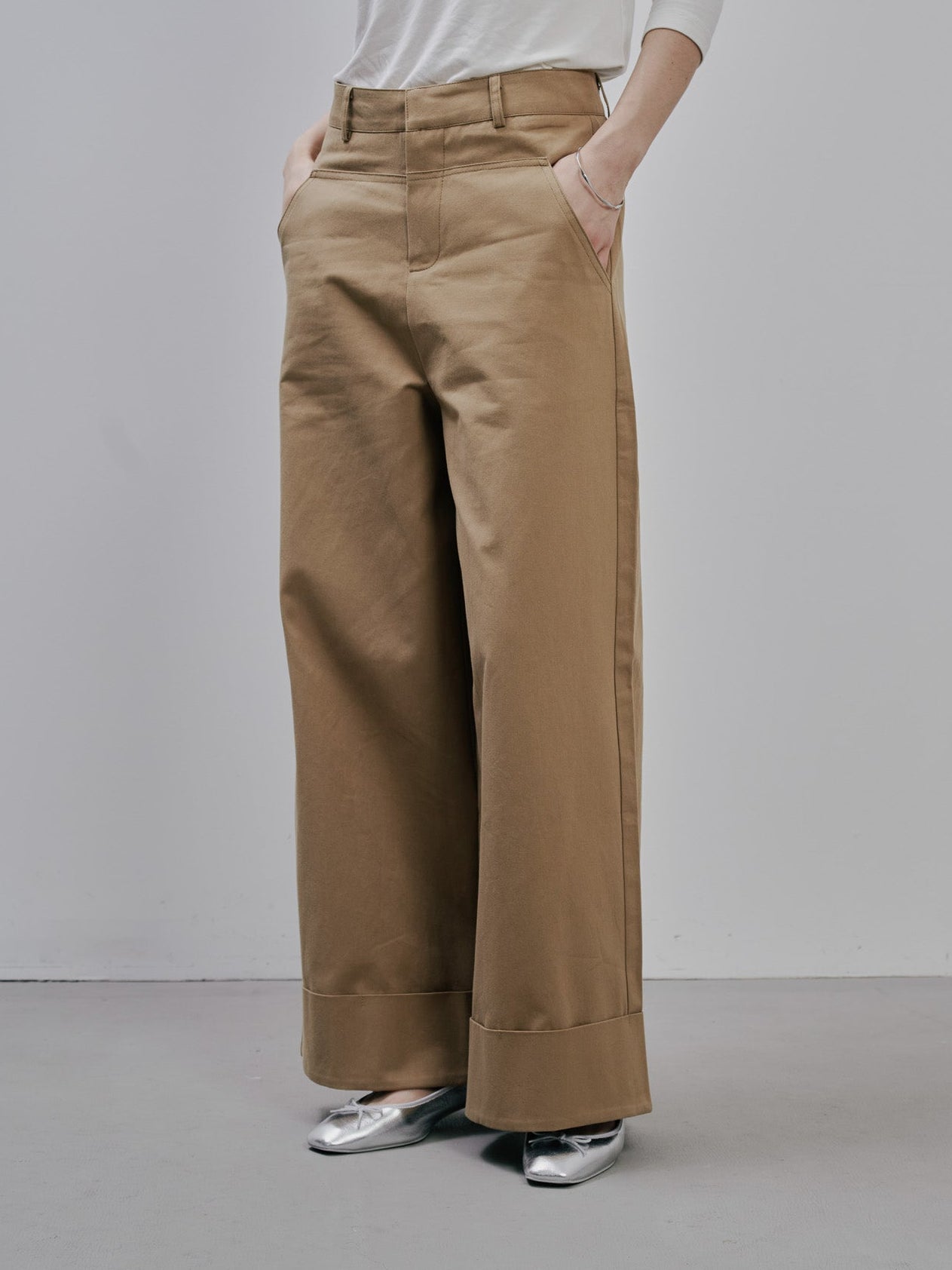Chino Wide Pants [603385]beige(05)