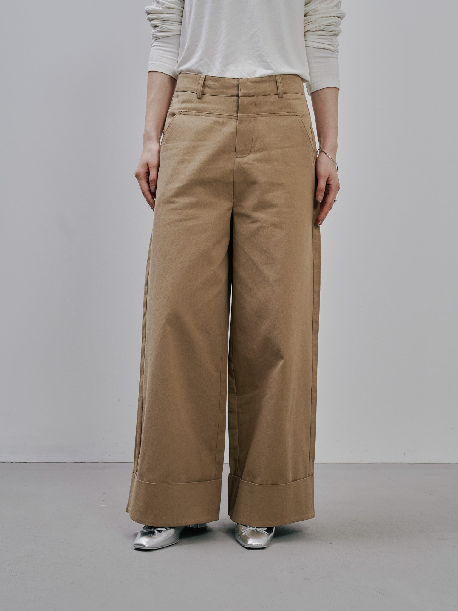Chino Wide Pants [603385]beige(05)