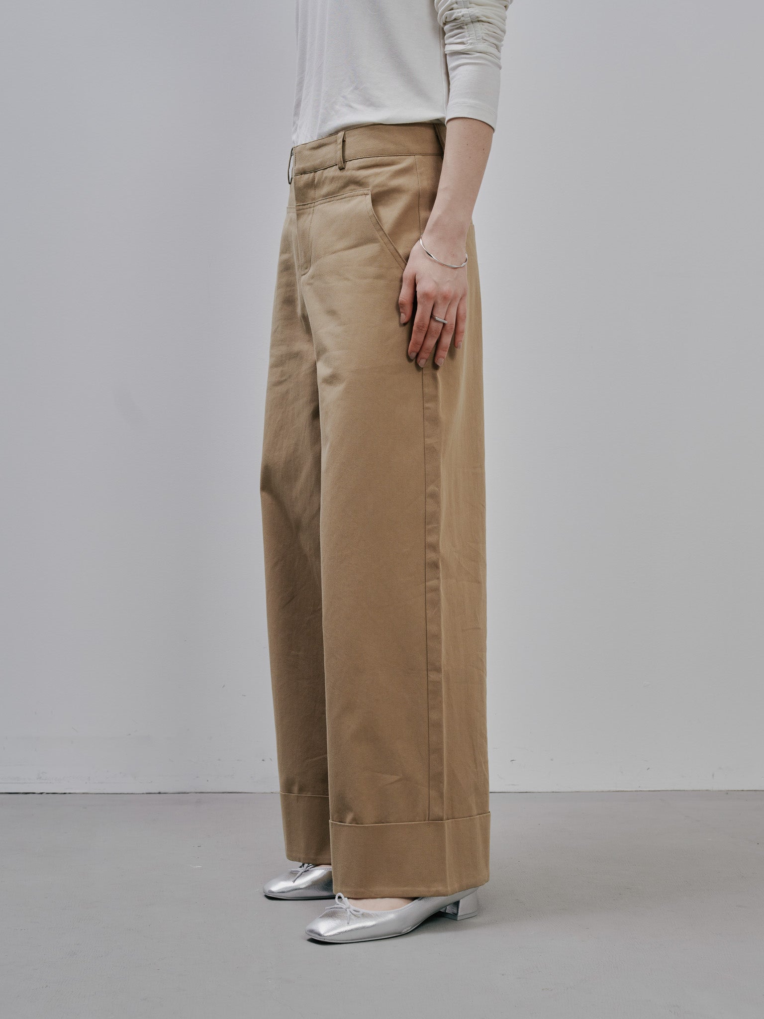 Chino Wide Pants [603385]beige(05)