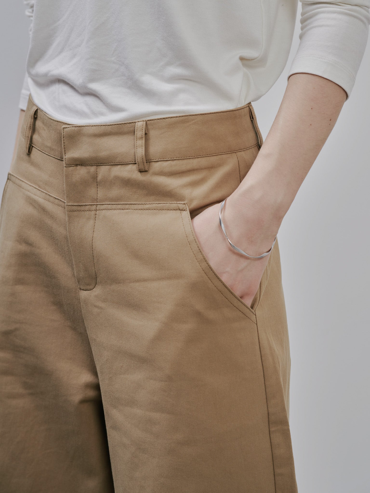 Chino Wide Pants [603385]beige(05)