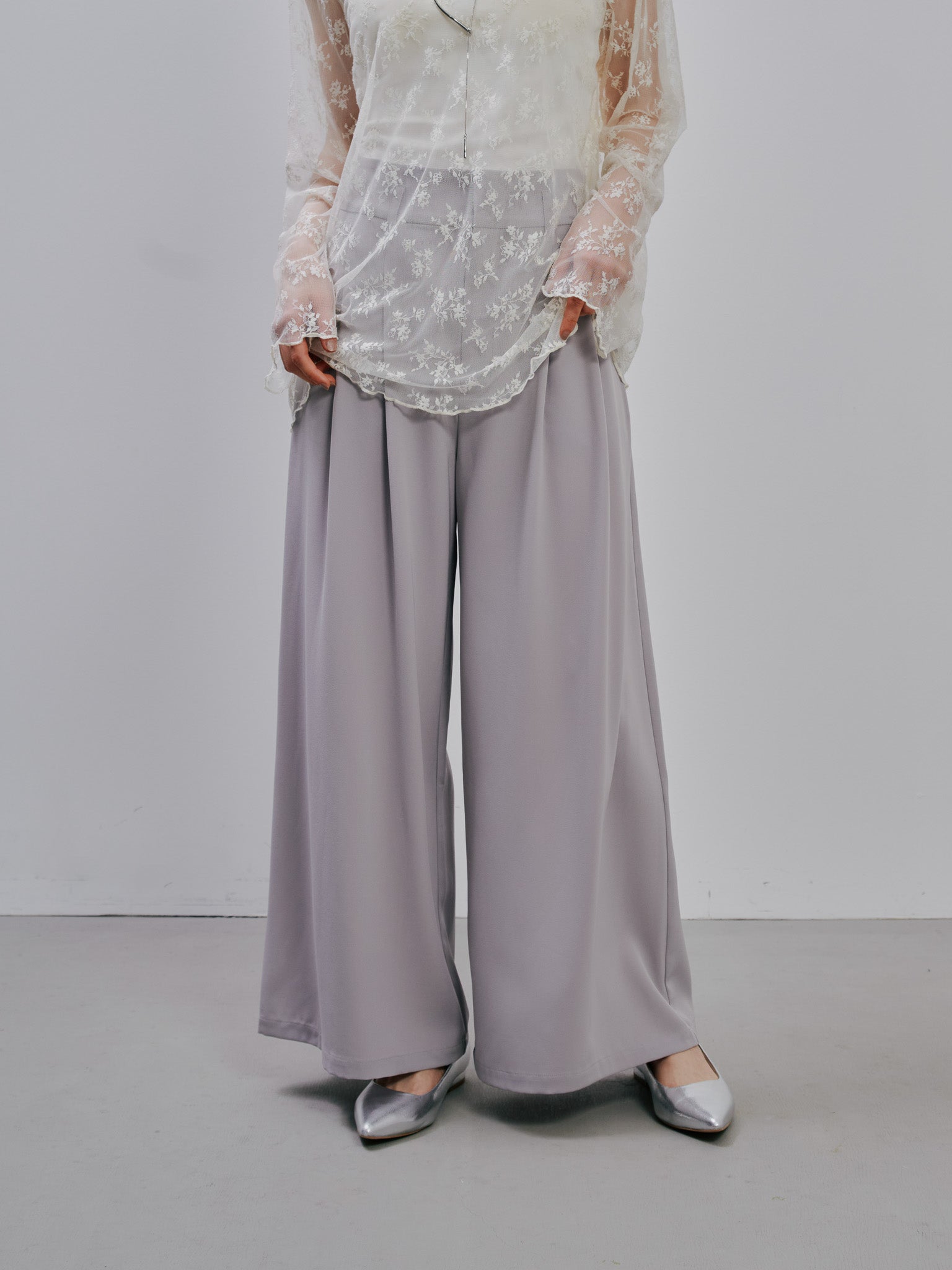 Tuck Pants [603356] light grey(70)