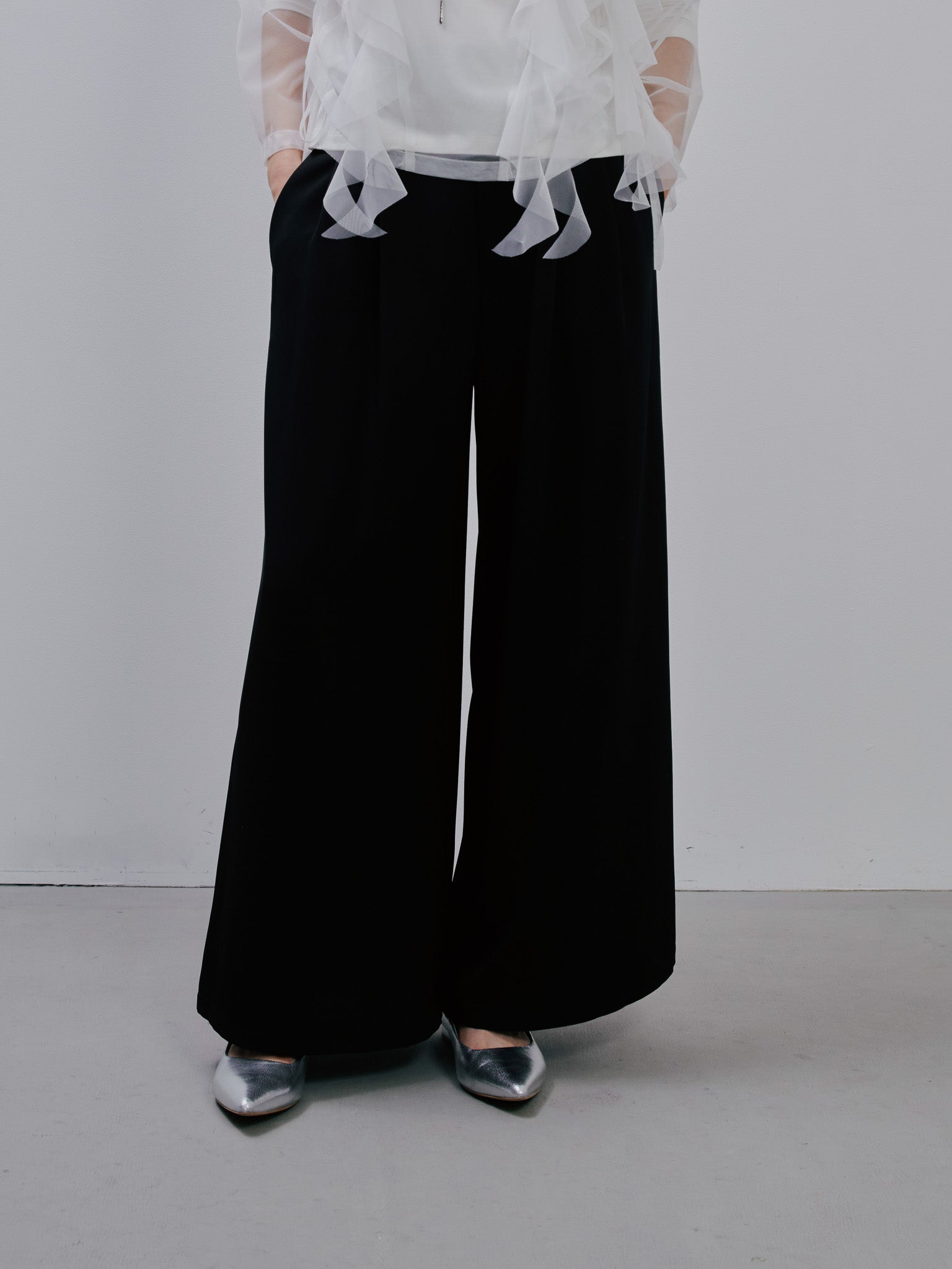 Tuck Pants [603356] black(99)