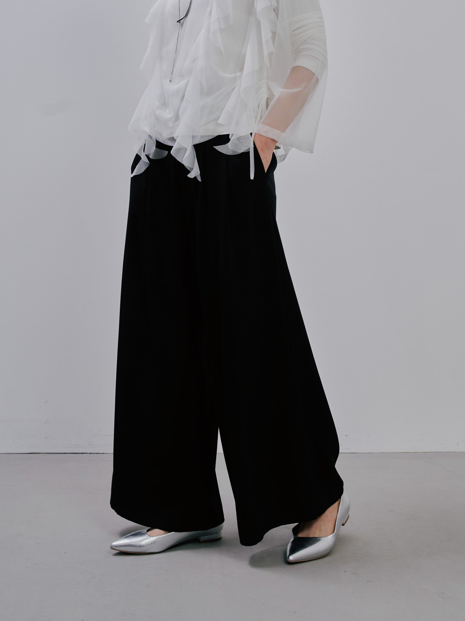 Tuck Pants [603356] black(99)