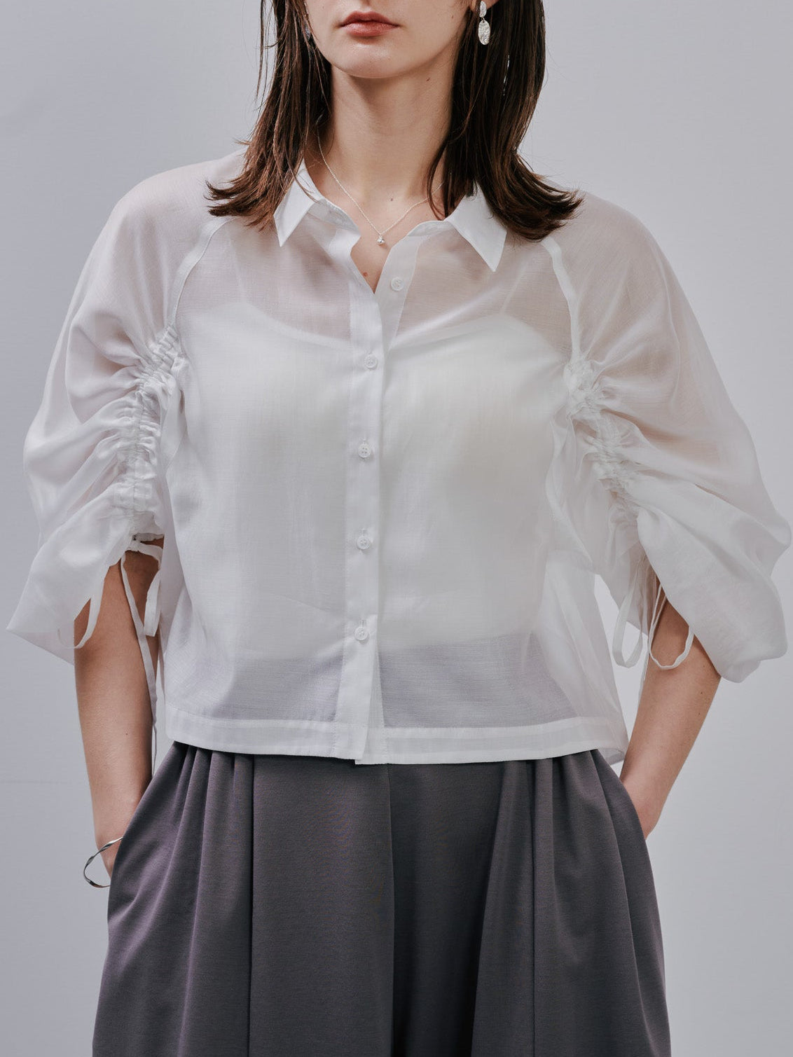 Sheer Shirt [603353] off(01)