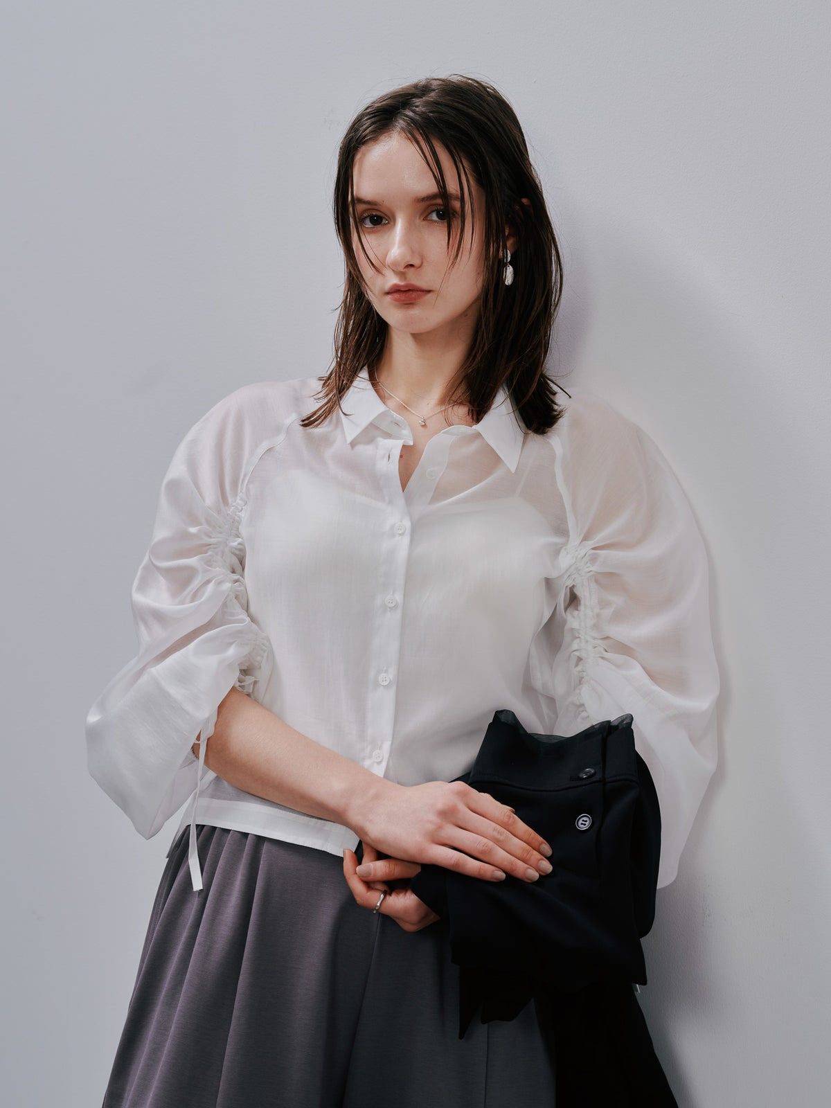 Sheer Shirt [603353] off(01)