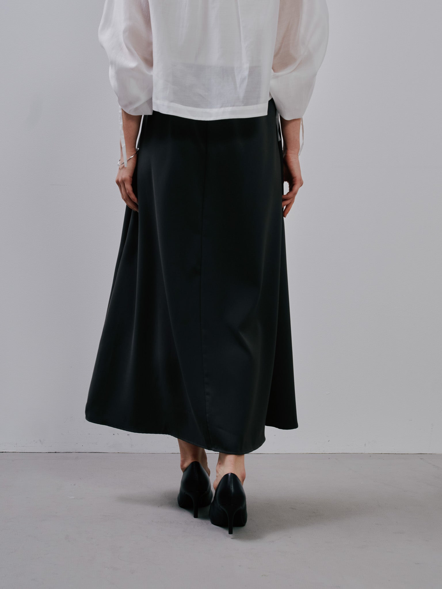 Flare Skirt [603376]charcoal(79)