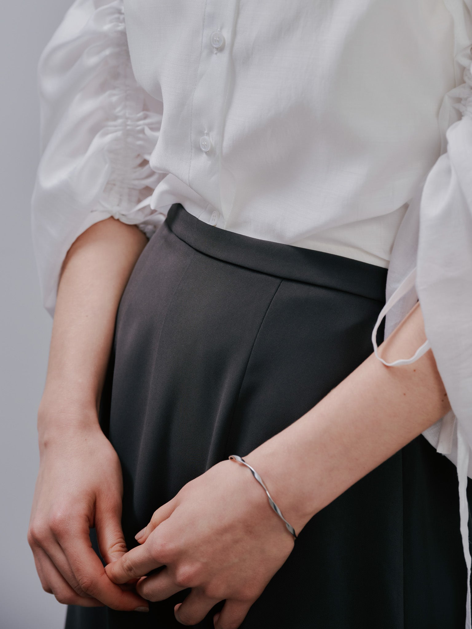 Flare Skirt [603376]charcoal(79)
