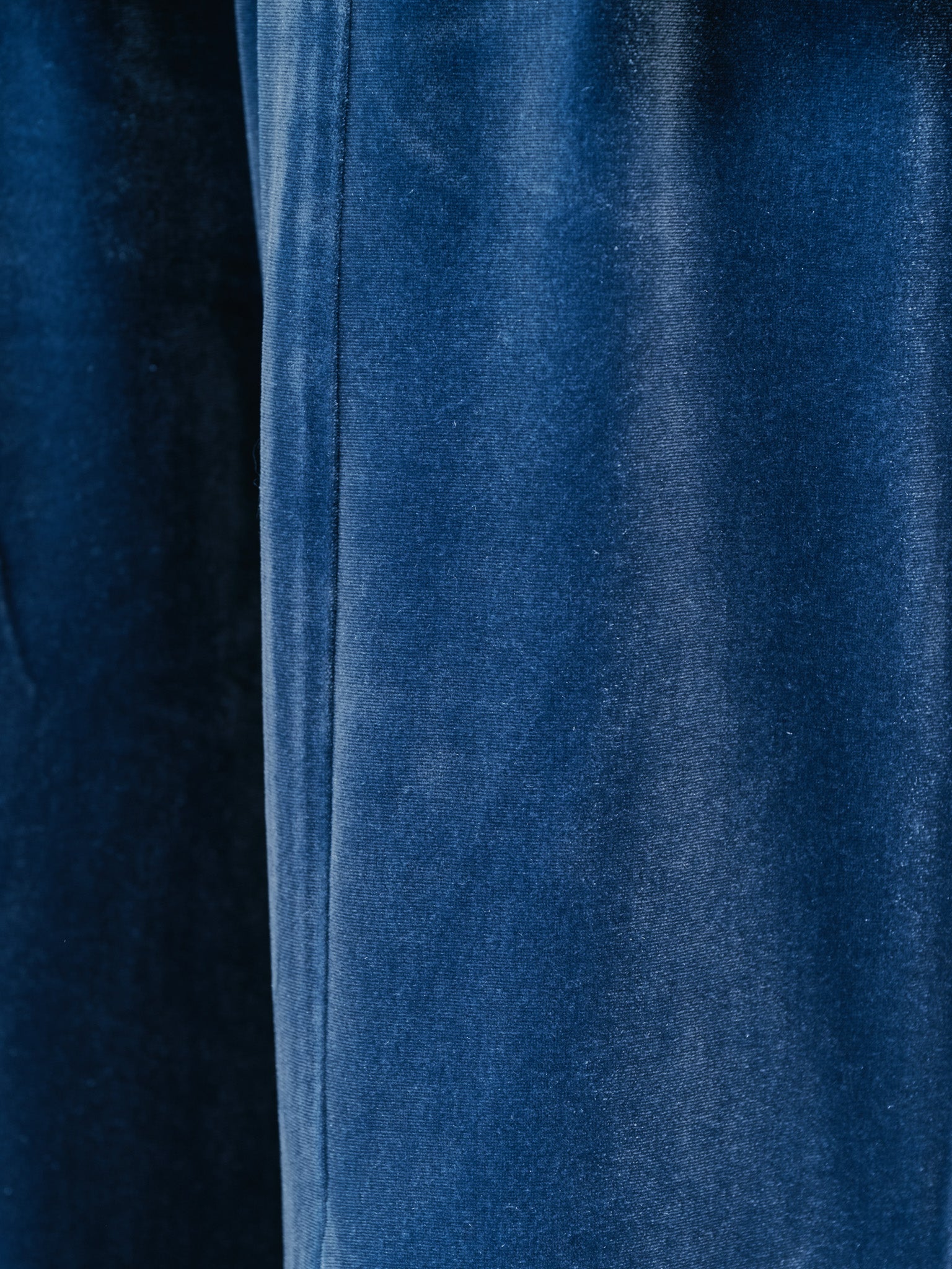 ベロアフレアパンツ [601414] blue