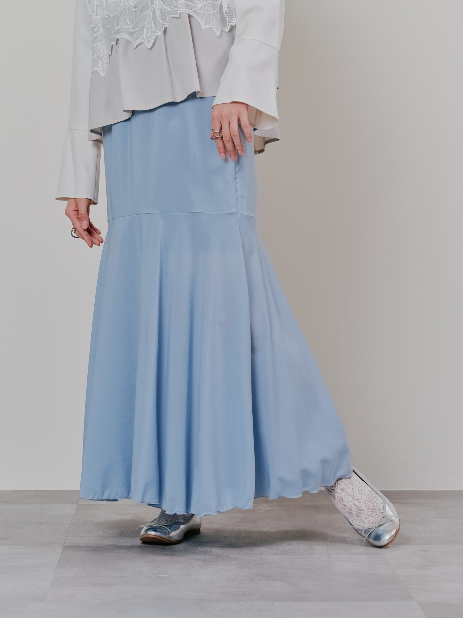 リバーシブルシアースカート [601374] blue
