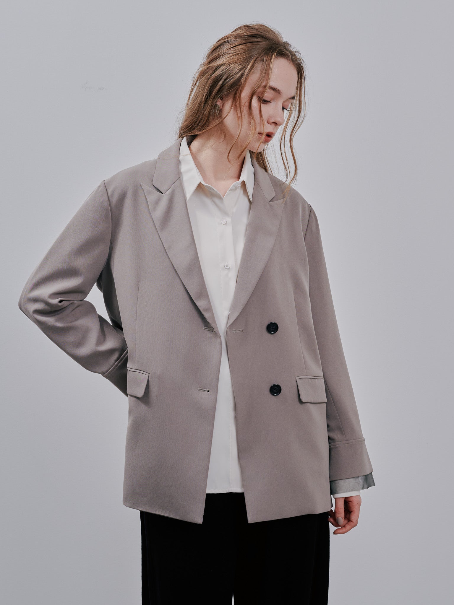 Tailored Jacket [603357] greige(09)