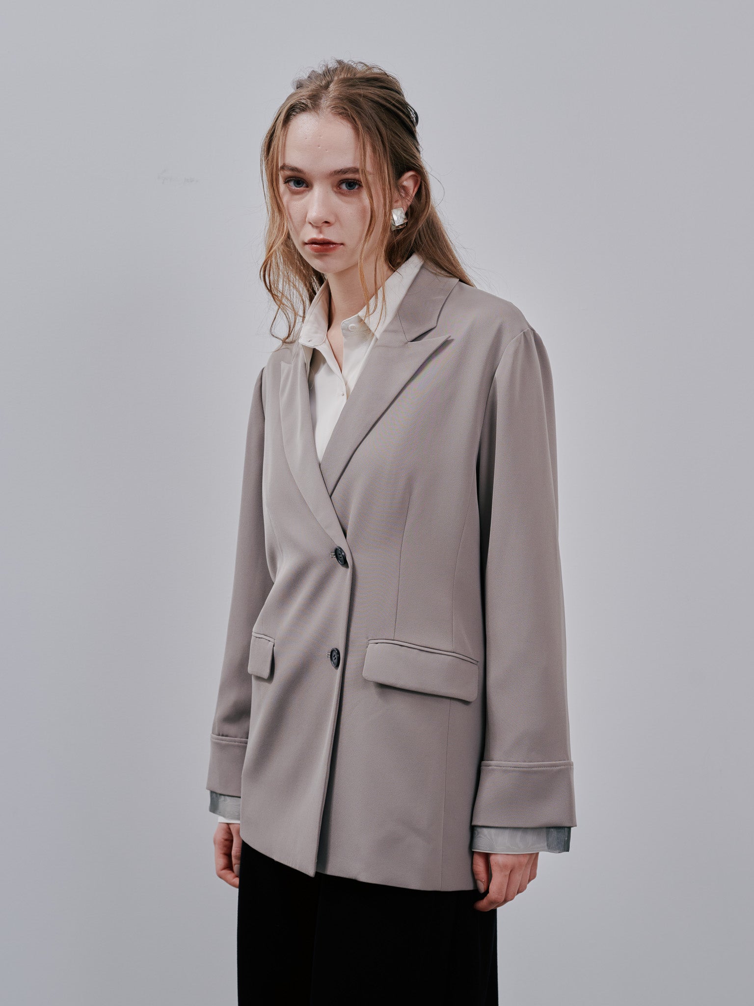Tailored Jacket [603357] greige(09)