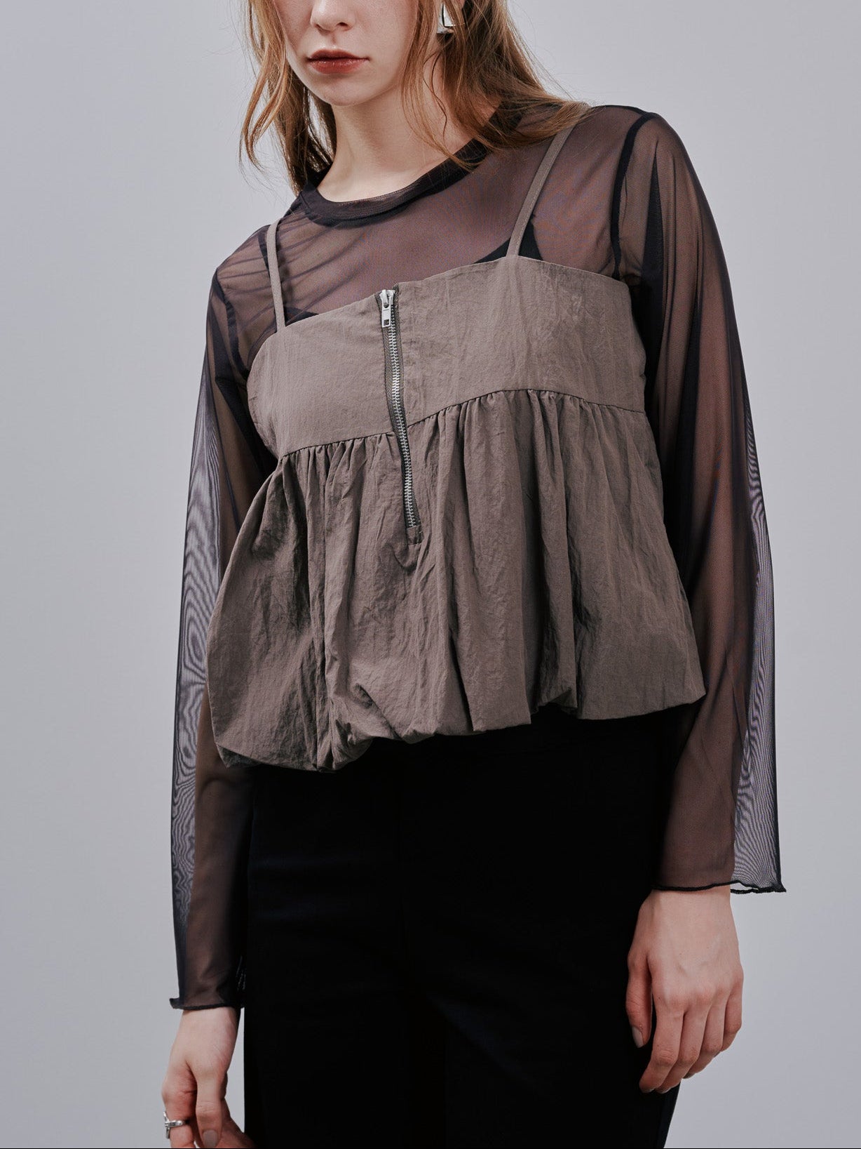 Bustier Set Tops[603366] brown(60)