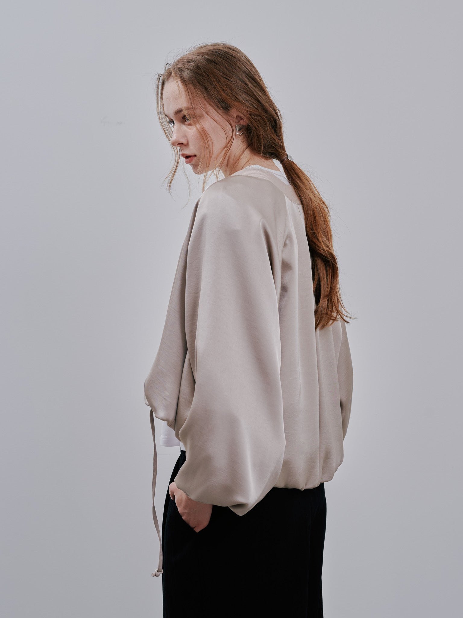 Zip Blouson[603342]light beige(03)