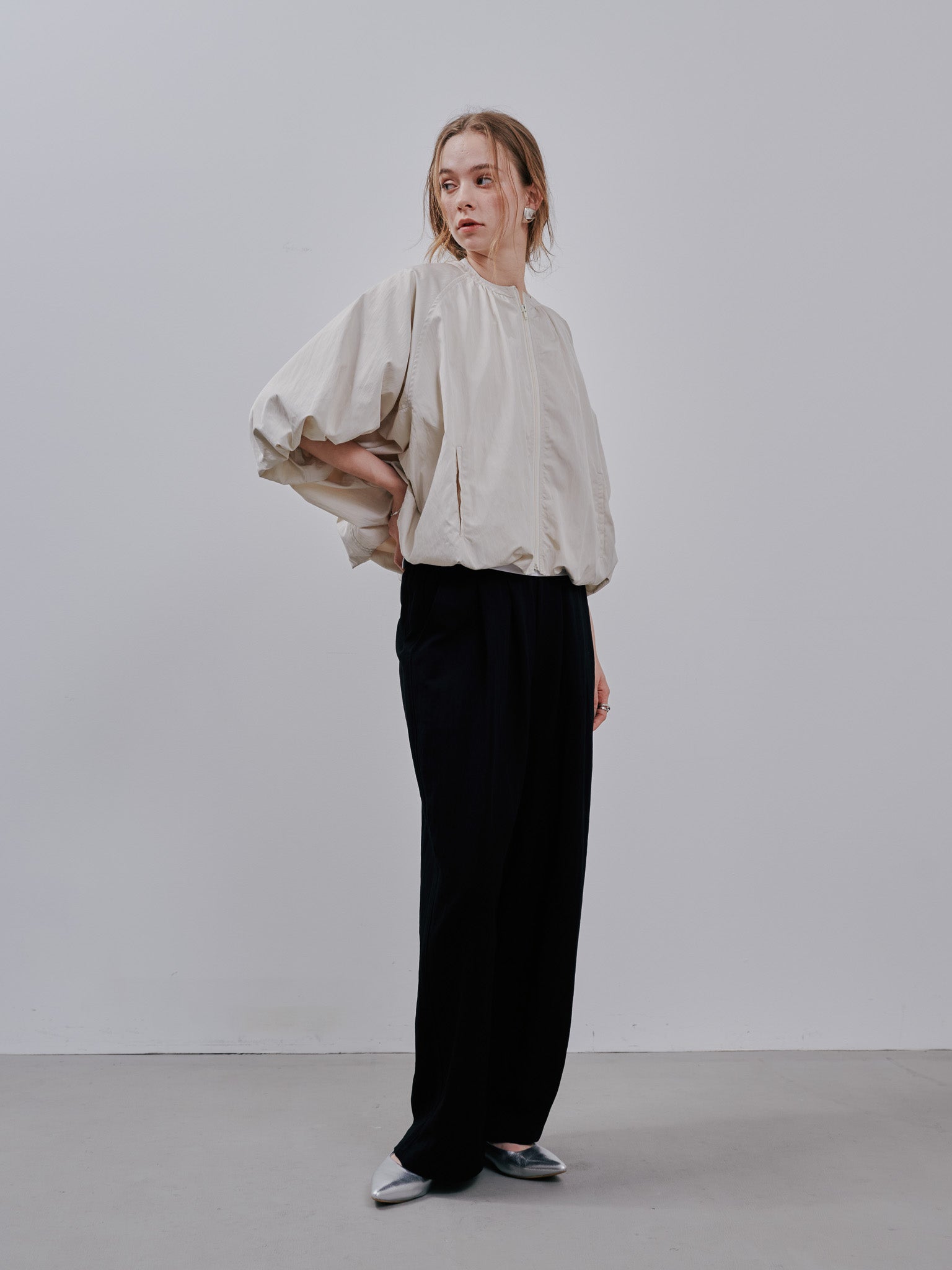 Balloon Blouson [603354] ivory(76)