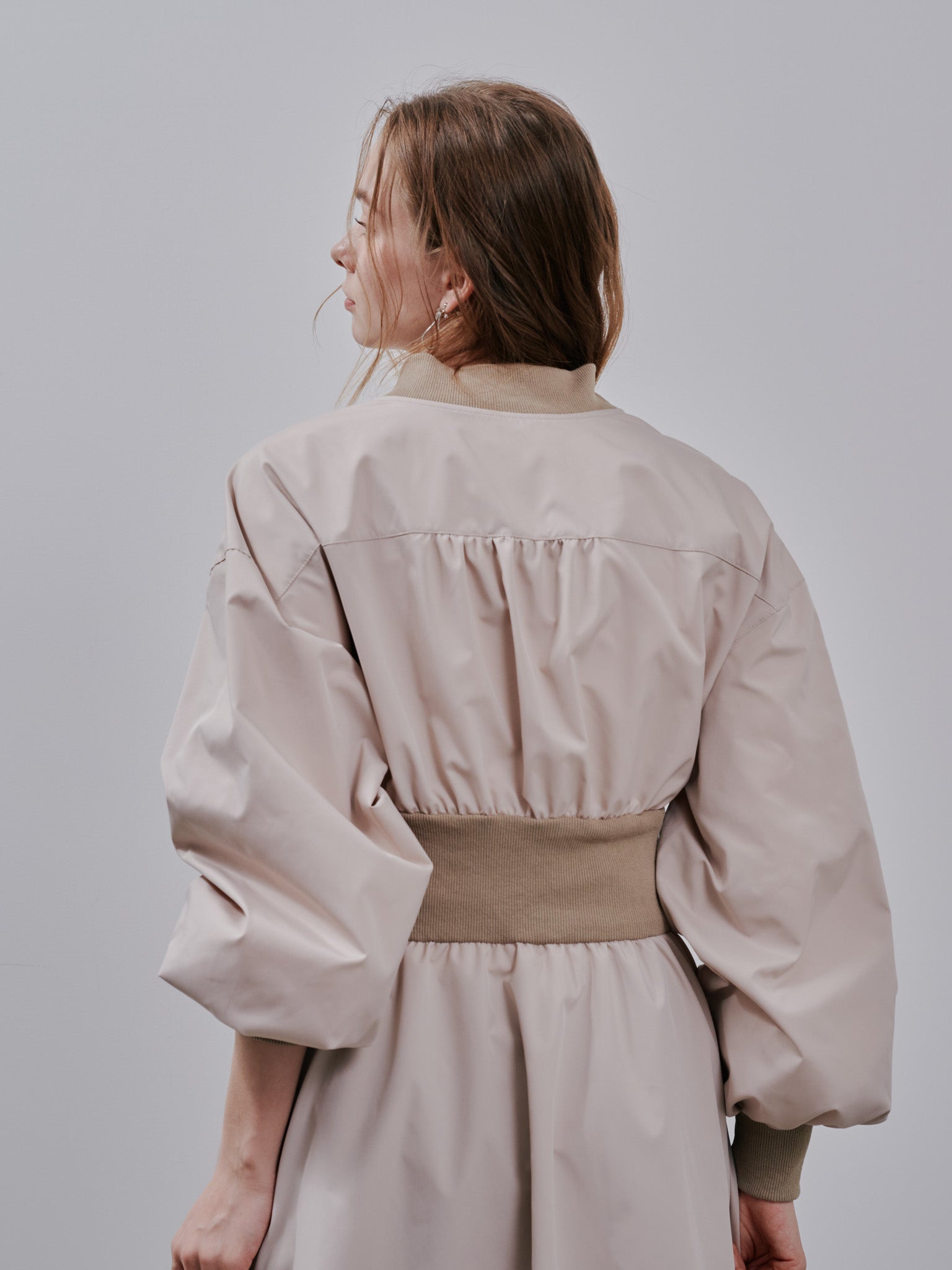Waist Rib Long Coat[603363]beige(05)
