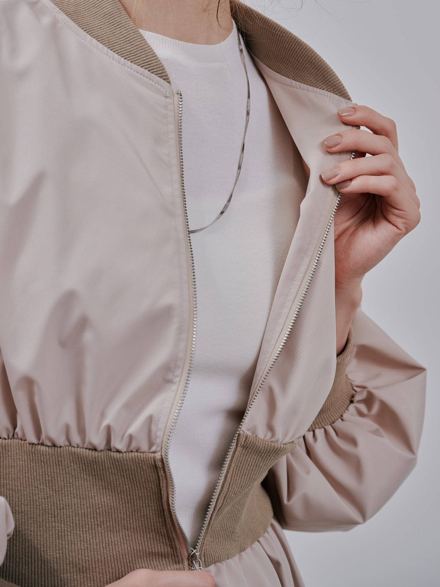 Waist Rib Long Coat[603363]beige(05)