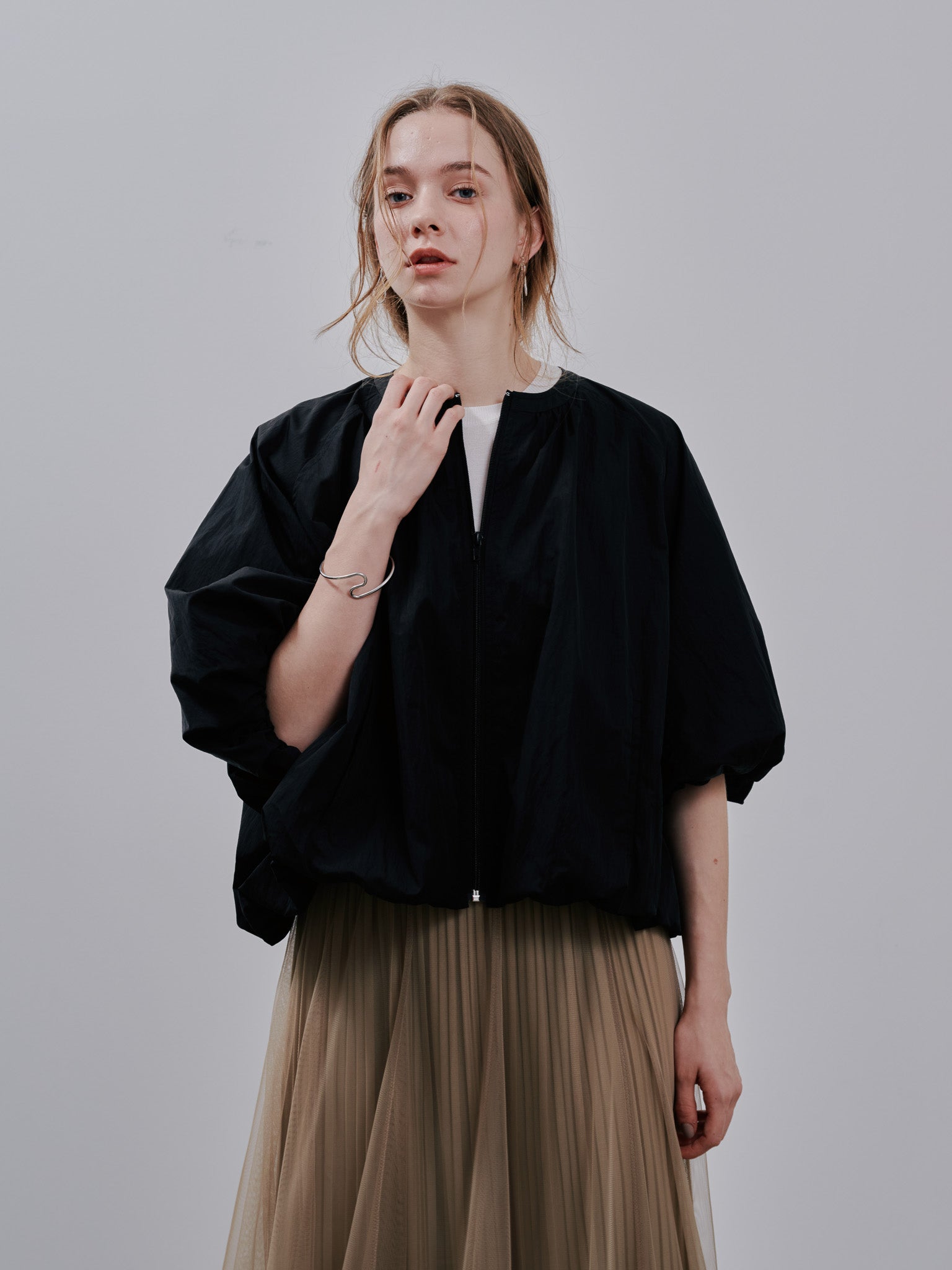 Balloon Blouson [603354] black(99)
